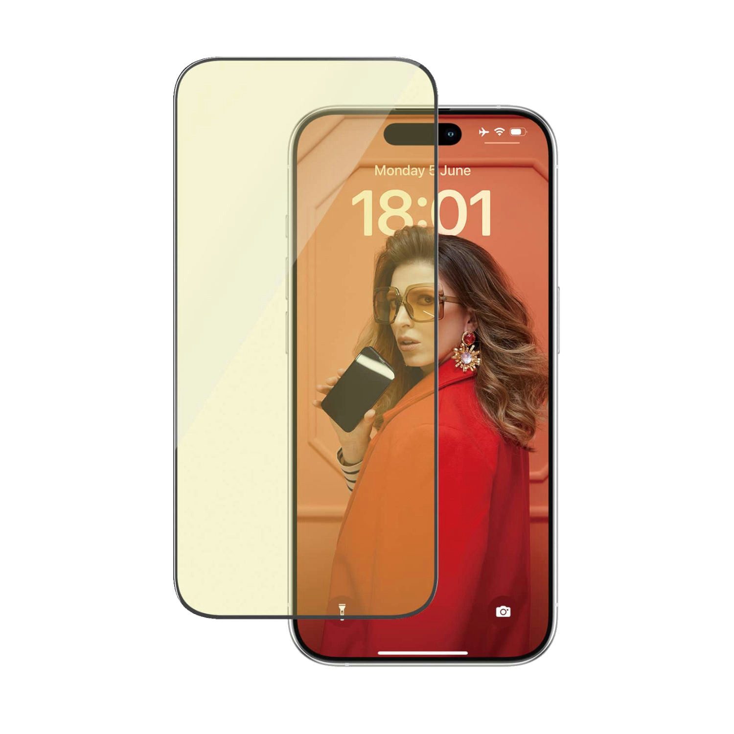 PanzerGlass Handyhülle Für Apple iPhone 15 Pro PanzerGlass Schutzglas 2in1 Screen Protection
