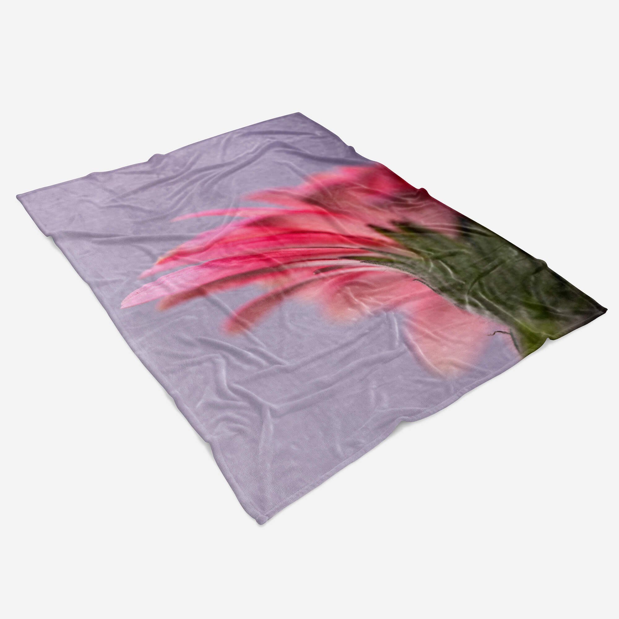 Makro, Kuscheldecke Fotomotiv Blüte Art Strandhandtuch schöne Saunatuch Handtuch Sinus (1-St), Handtuch Baumwolle-Polyester-Mix Handtücher mit