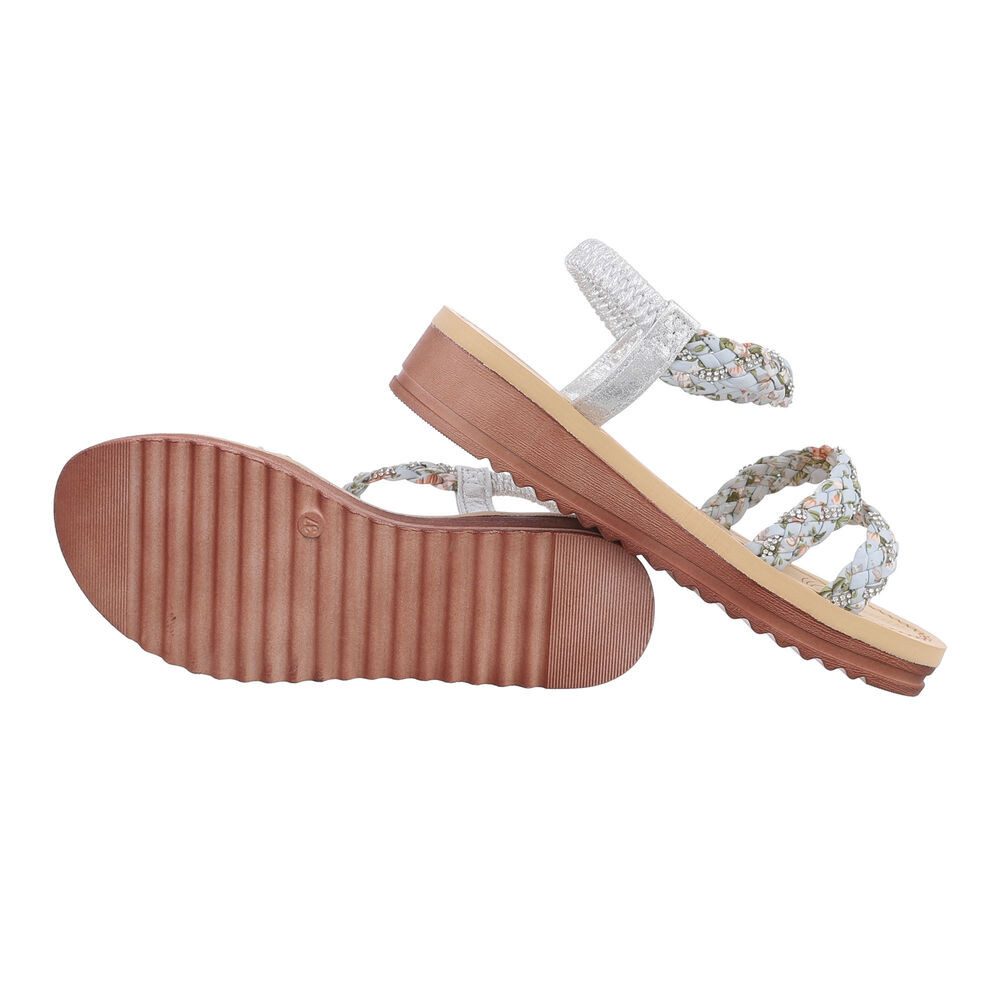 Ital-Design Damen Freizeit Riemchensandalette (85960444) Keilabsatz/Wedge günstig online kaufen