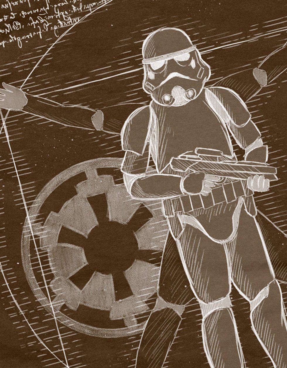 style3 T-Shirt Vitruvianische Stormtrooper Return star günstig online kaufen