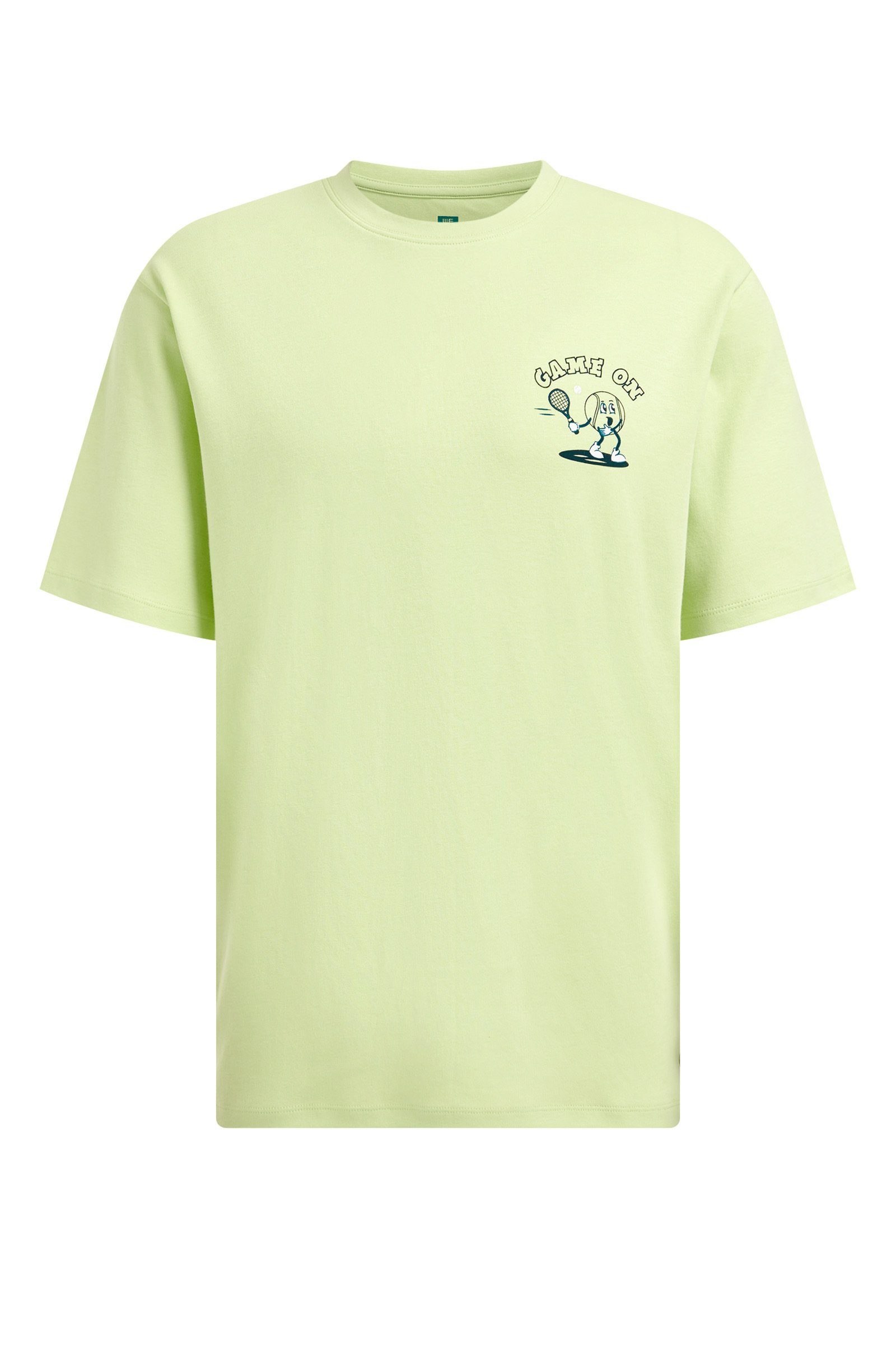 WE Fashion T-Shirt (1-tlg) Hellgrün