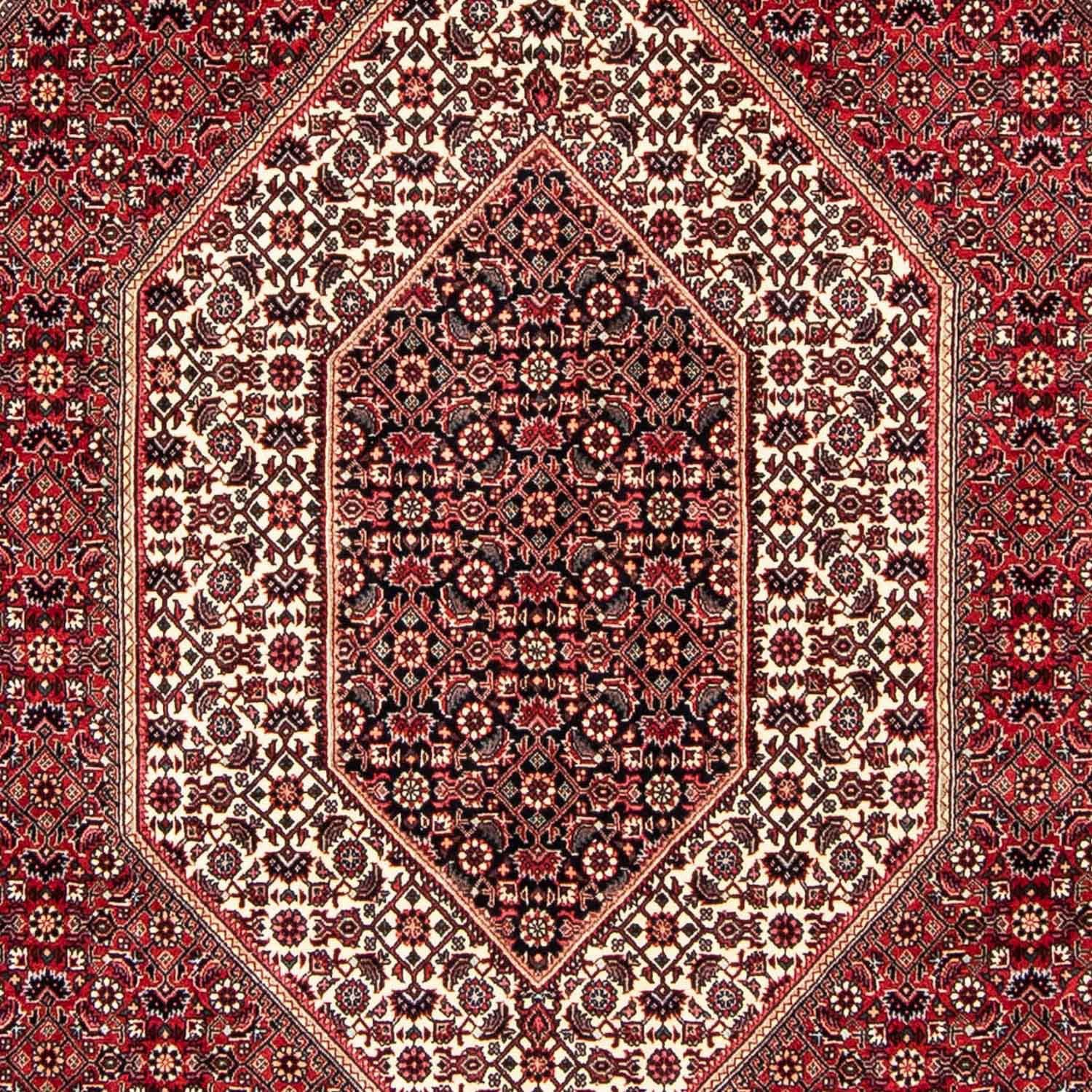 Orientteppich Perser rechteckig, Zertifikat - mm, dunkelrot, mit cm morgenland, Bidjar x Handgeknüpft, Einzelstück 15 - 171 Wohnzimmer, Höhe: 250 
