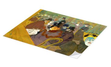 Posterlounge Wandfolie Henri de Toulouse-Lautrec, Im Kabarett, Esszimmer Malerei