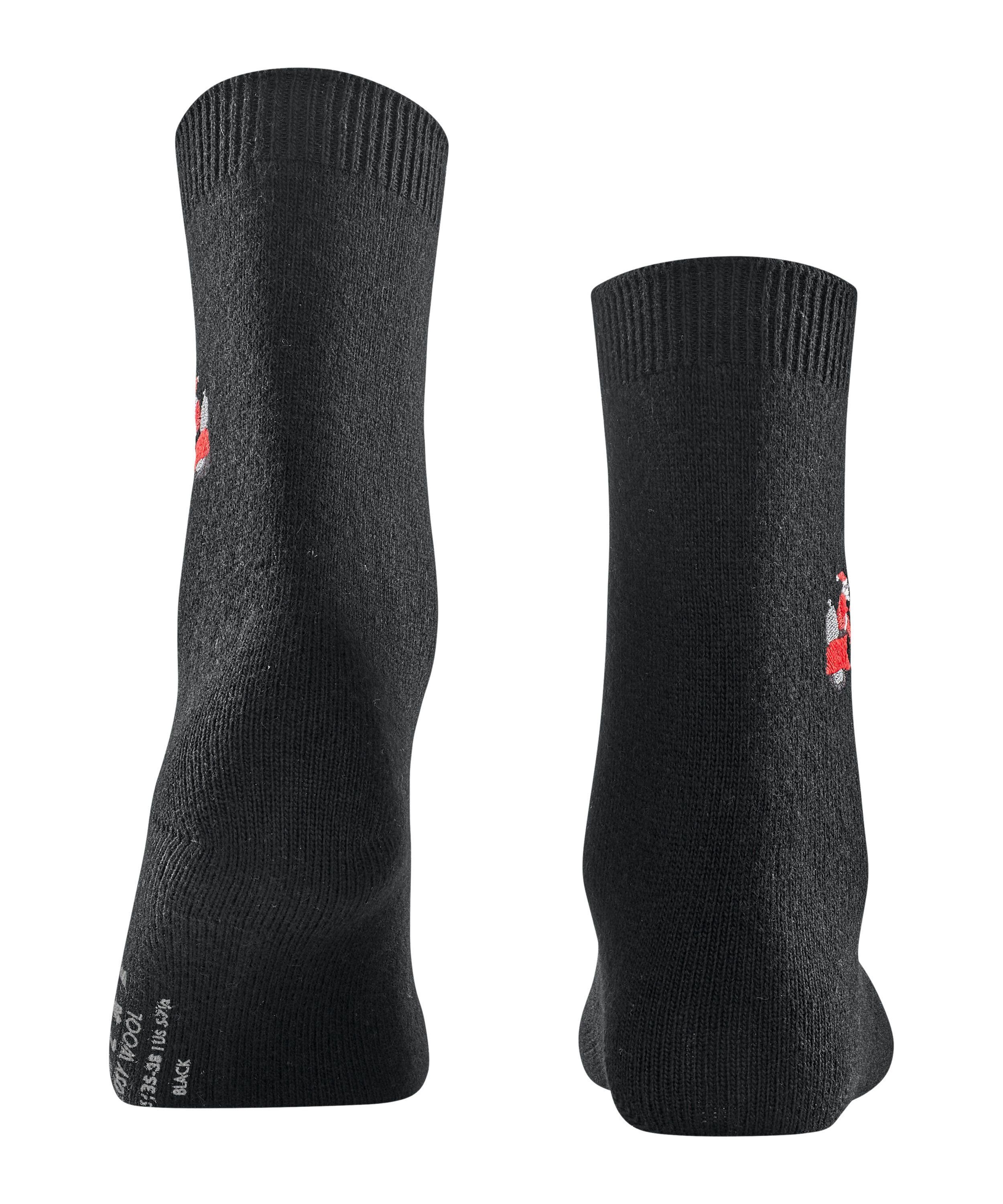 black FALKE Socken