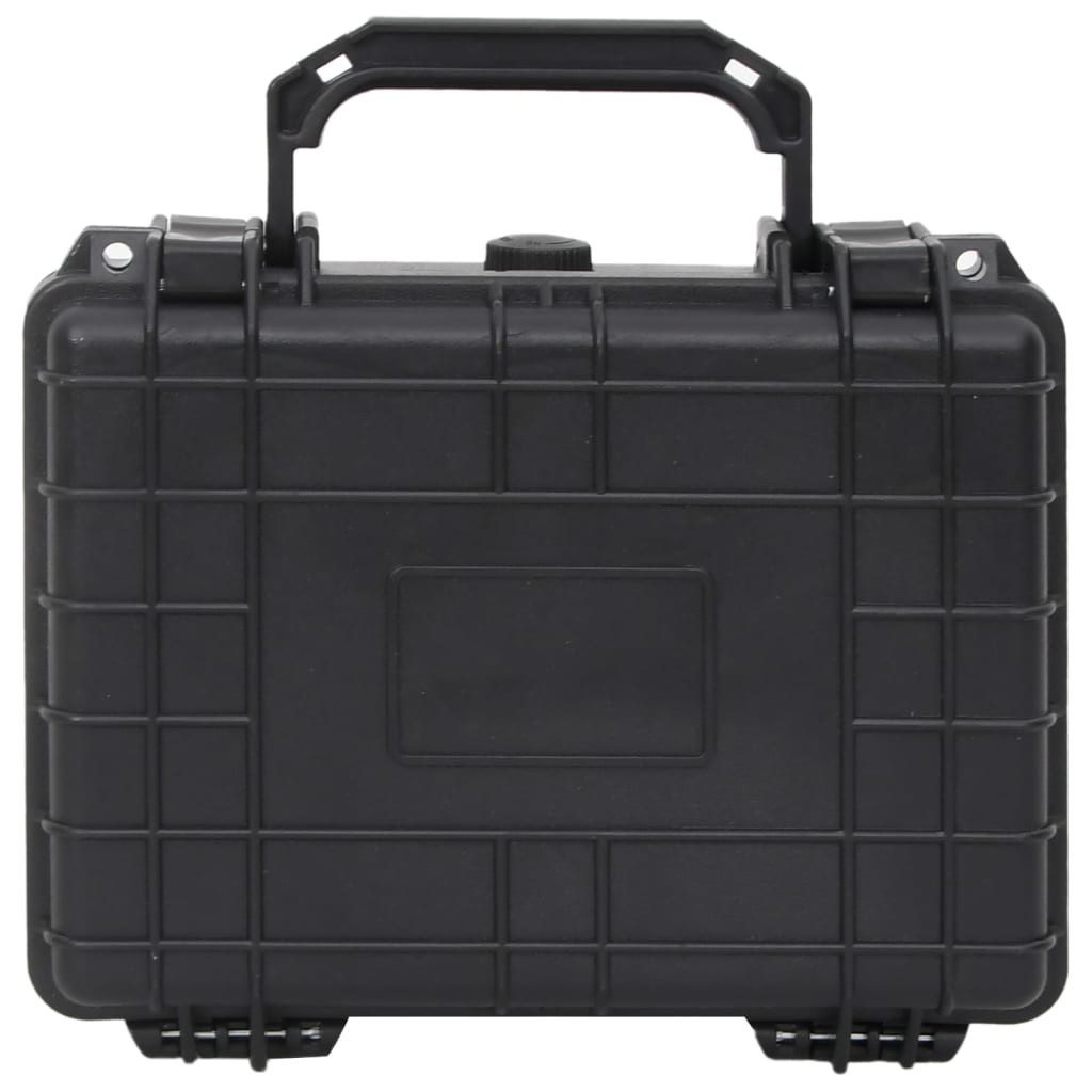vidaXL Kameratasche Flugkoffer Tragbar Schwarz 24x19x11 cm PP