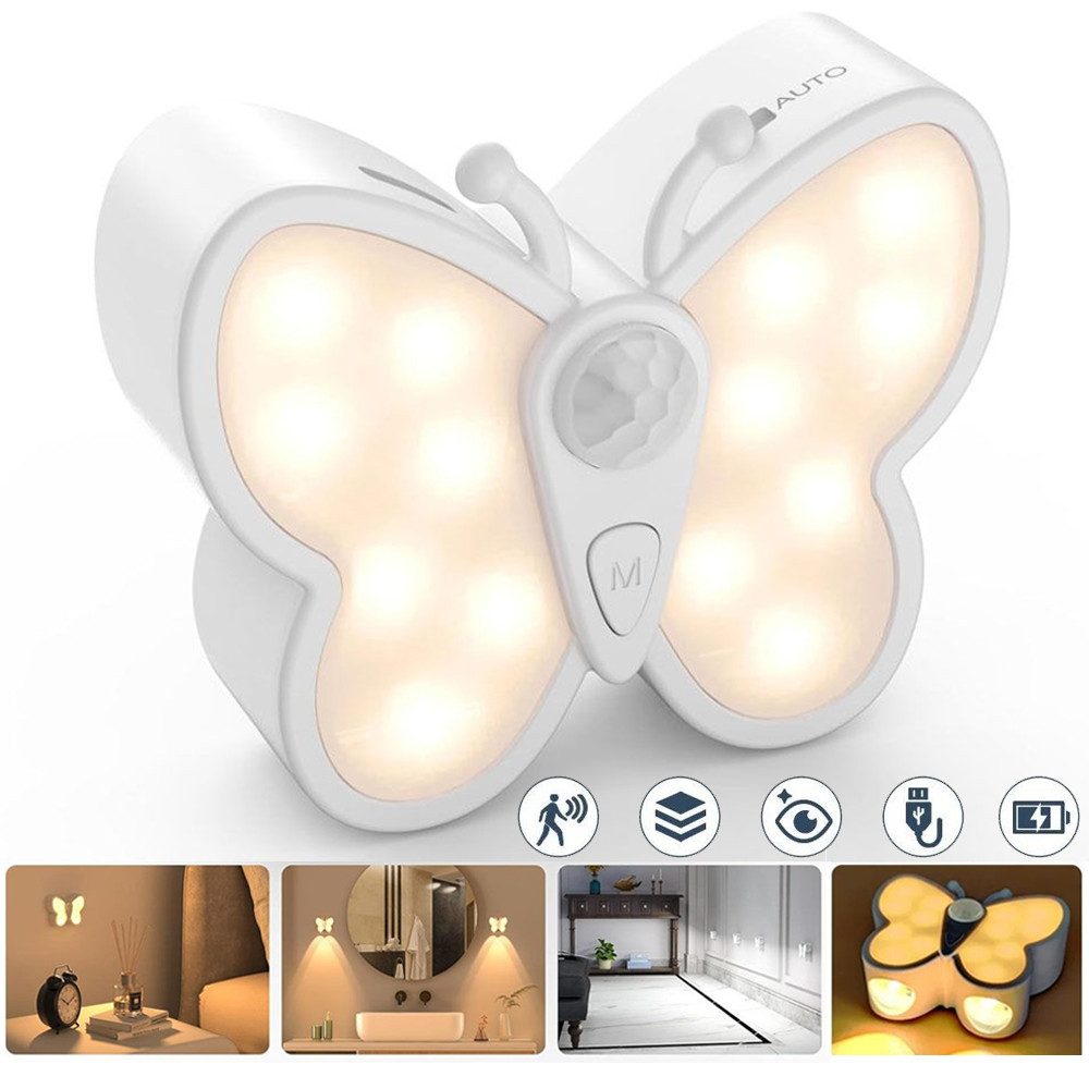 PRIISF LED Schreibtischlampe Bewegungsmelder Nachtlicht LED günstig online kaufen