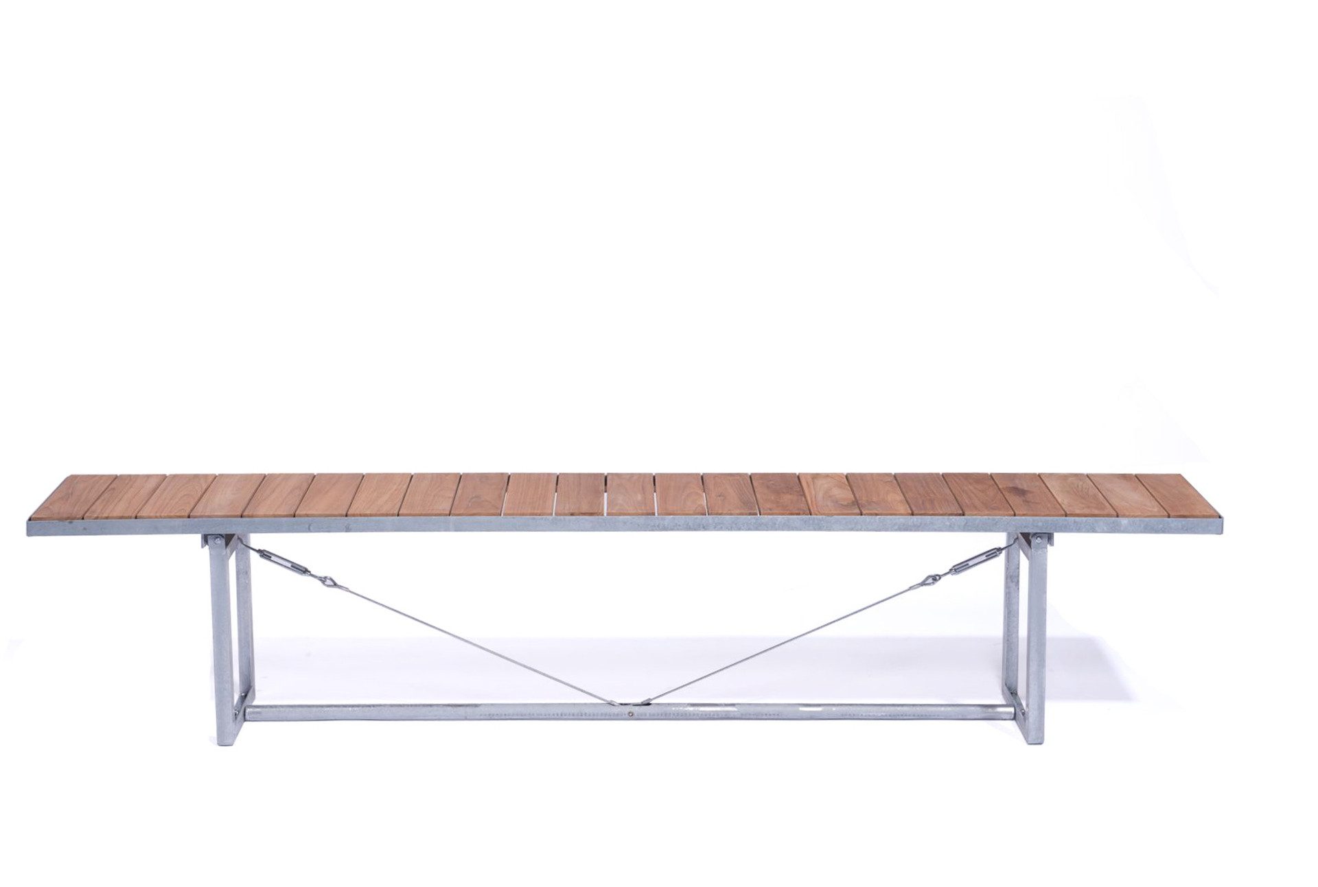 jankurtz Gartenbank Jever 220cm aus massiven Teakleisten