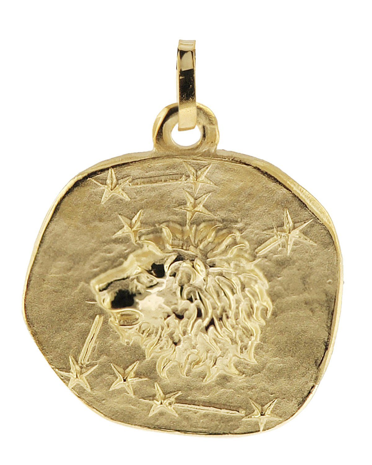trendor Sternzeichenanhänger Sternzeichen- Löwe 333 Gold 20 mm