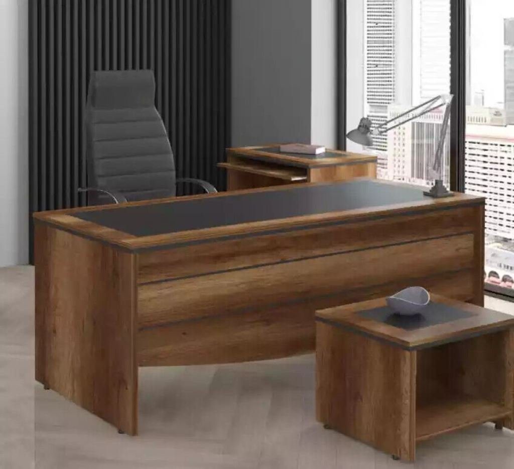 JVmoebel Schreibtisch Arbeitszimmer Schreibtisch Holz Bürotisch Büro Möbel Chefschreibtisch (Büro Schreibtisch), Made in Europa