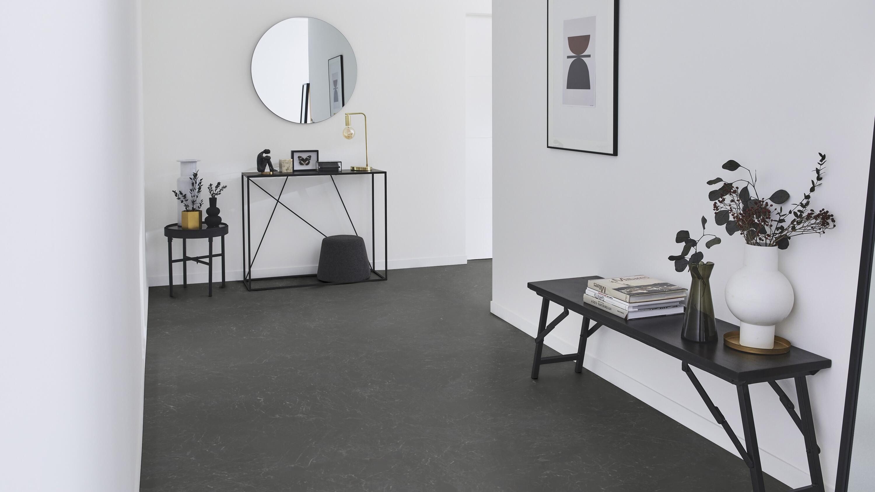 misento Vinylboden Slash in Marmoroptik, für Feuchträume und Privatbereiche, PVC Bodenbelag Meterware 200/400 cm breit, Stärke 2,6 mm