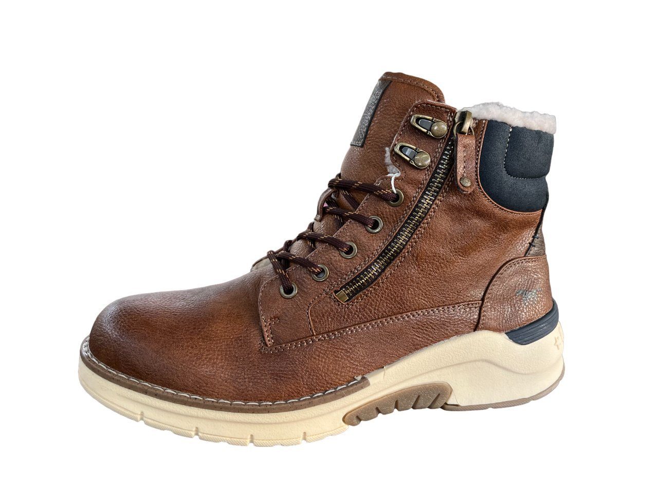 Mustang Shoes Mustang Herren Stiefelette 4161-603-307 Cognac braun Stiefele günstig online kaufen