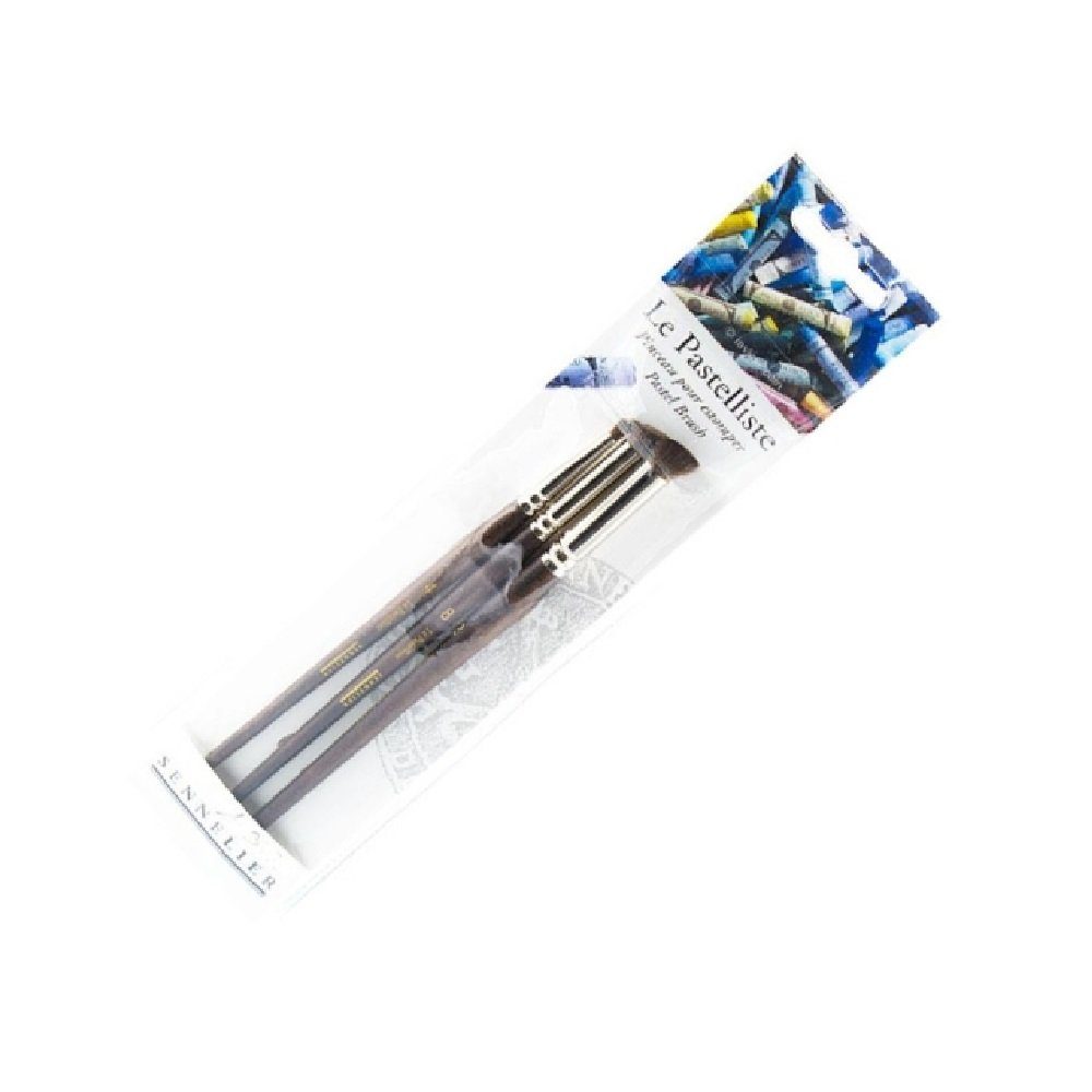 SENNELIER Pinsel Le Pastelliste Schrägpastellpinsel 3er Set, (3 St)