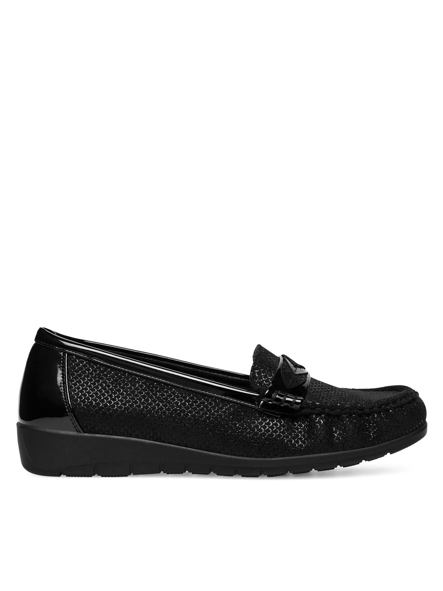 Clara Barson Mokassins Damen WYL0312-XX2 Schwarz Mokassin
