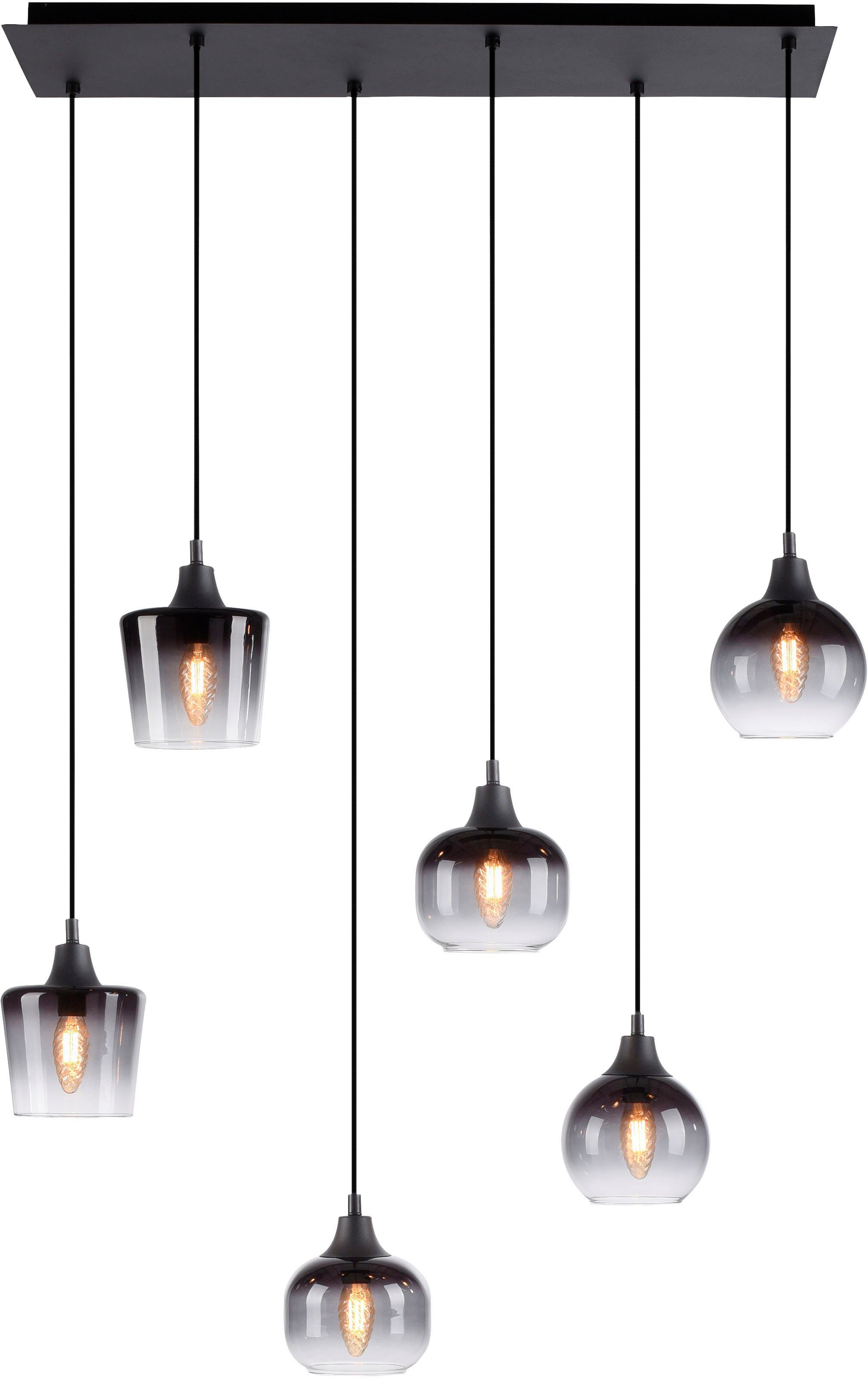 JUST LIGHT Pendelleuchte ZEA, ohne Leuchtmittel