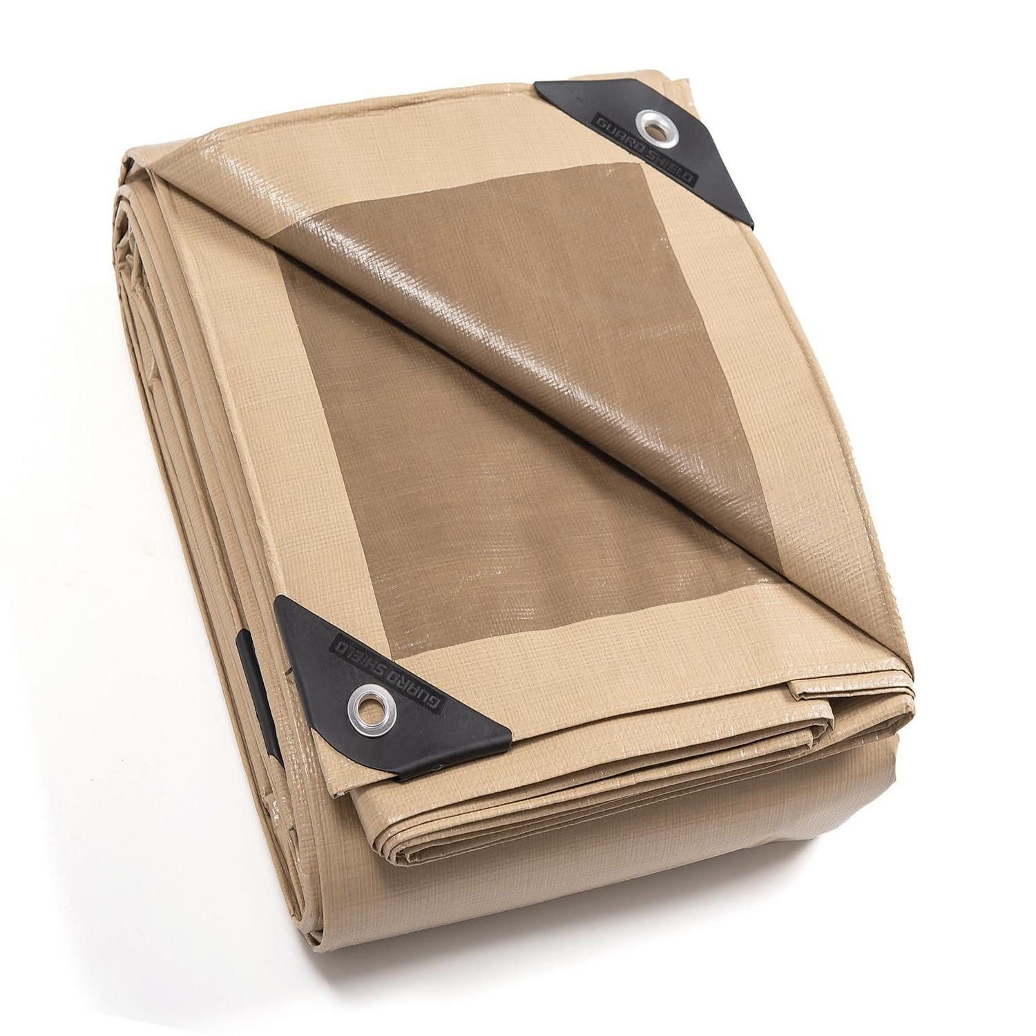 LuxusKollektion Schutzplane Abdeckplane 3x4m Ösen Beige Wasserdicht (1-St)