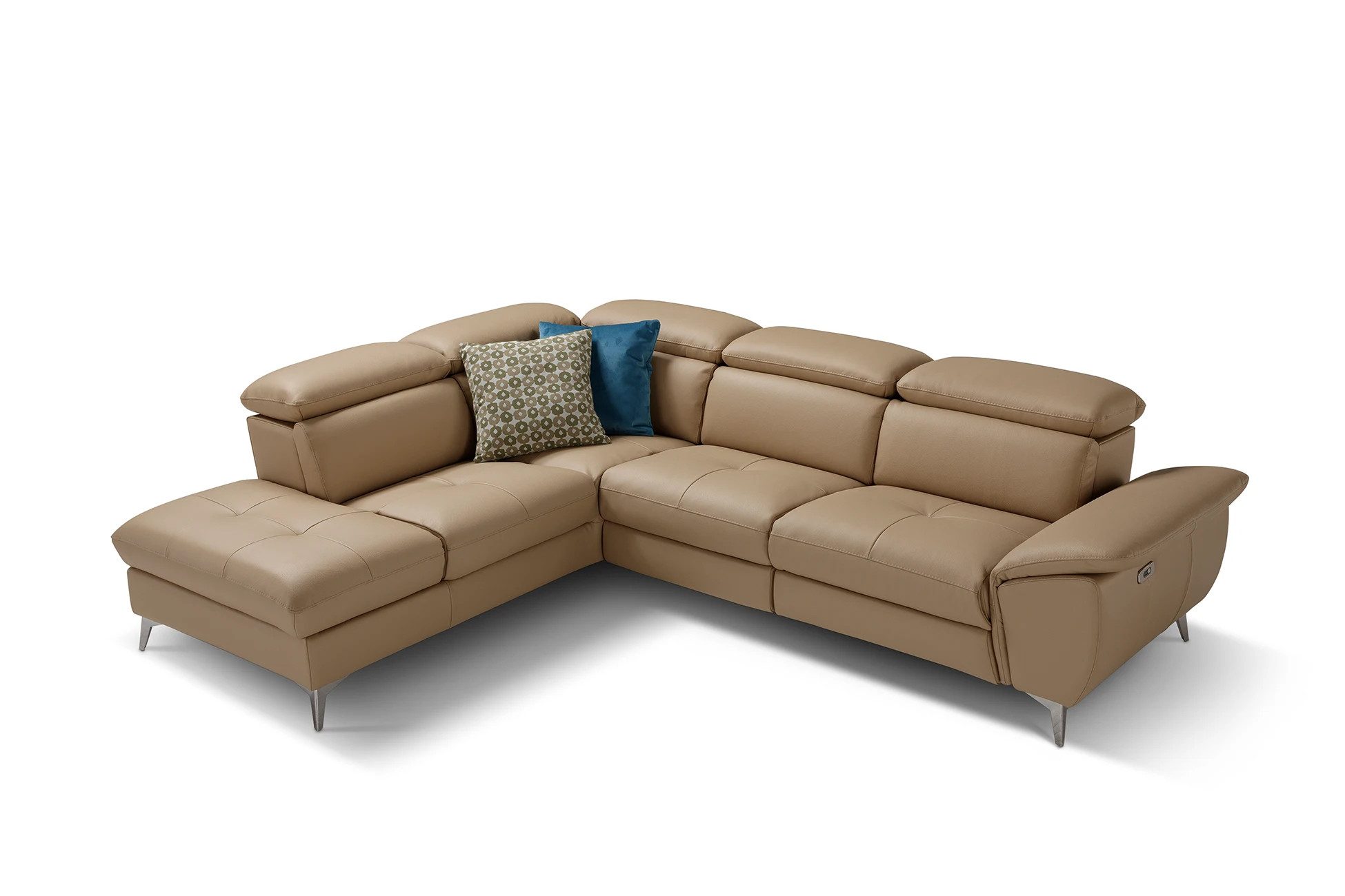 moebeloutlet.de Ecksofa Moebeloutlet.de–Italienisches Ledersofa mit Relaxfunktion Zürich, mit Relaxfunktion