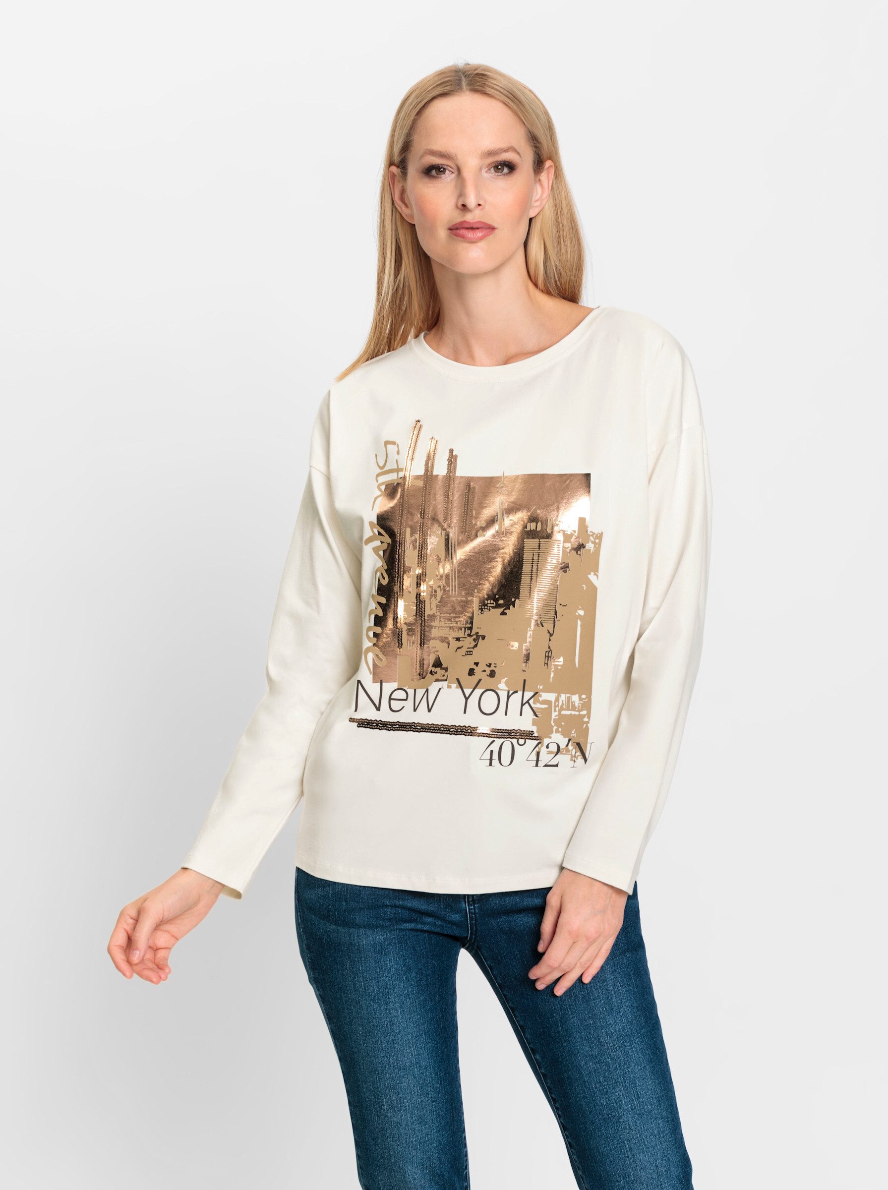 heine T-Shirt Rundhalsshirt . günstig online kaufen