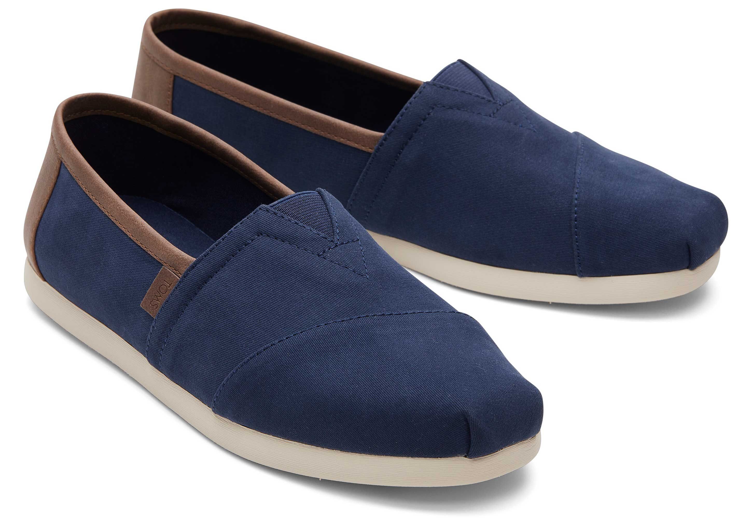 TOMS Alpargata mit Besatz aus veganem Leder Grün Slipper