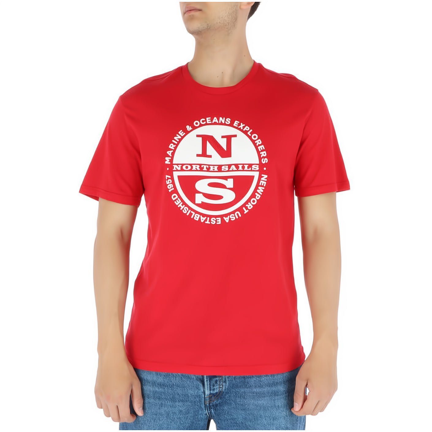 das für modische Entdecke T-Shirt Sails, North Herren! T-Shirt North modische Sails T-Shirt Herren