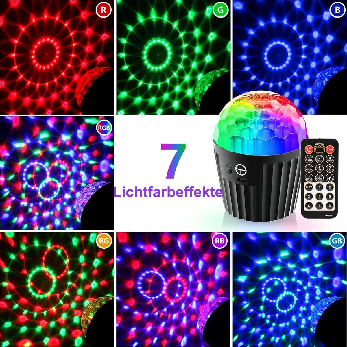 AeroAxis LED Discolicht Discolicht Partylichter, LED-Farb-Stroboskop-Lichte günstig online kaufen
