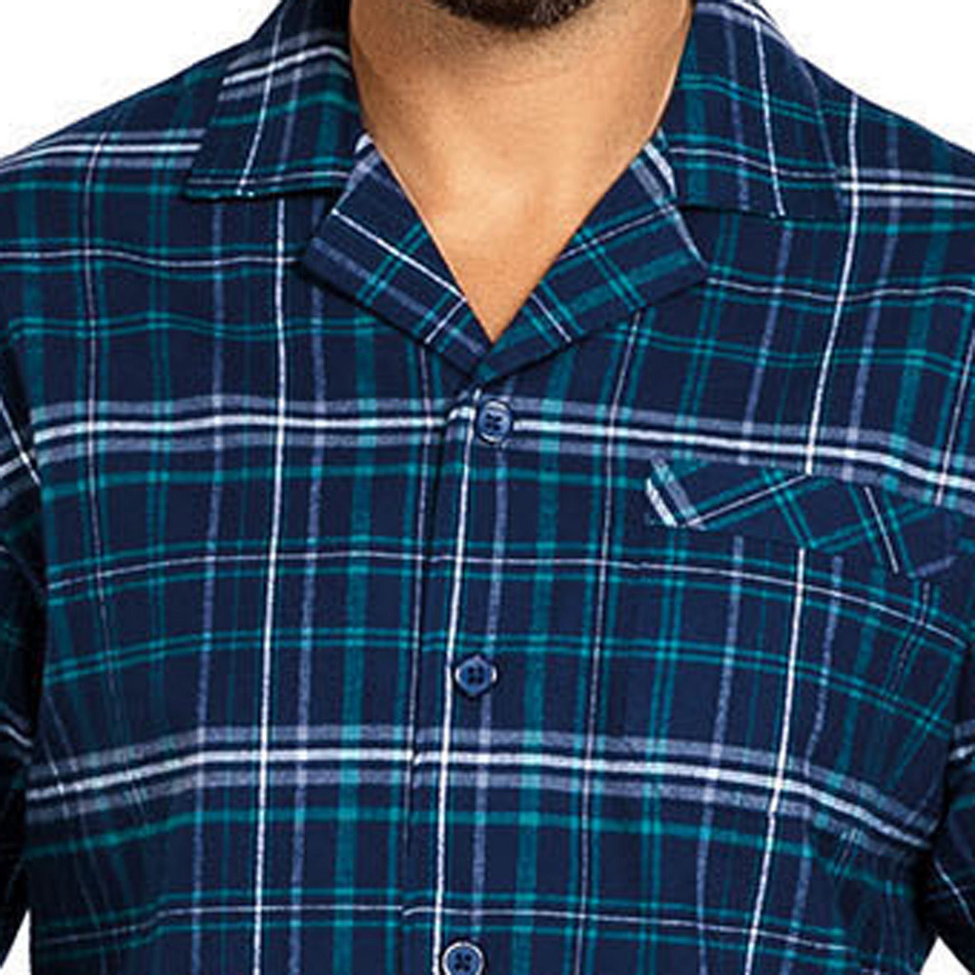 Comte Pyjama Herren-Schlafanzug Flanell Karo günstig online kaufen