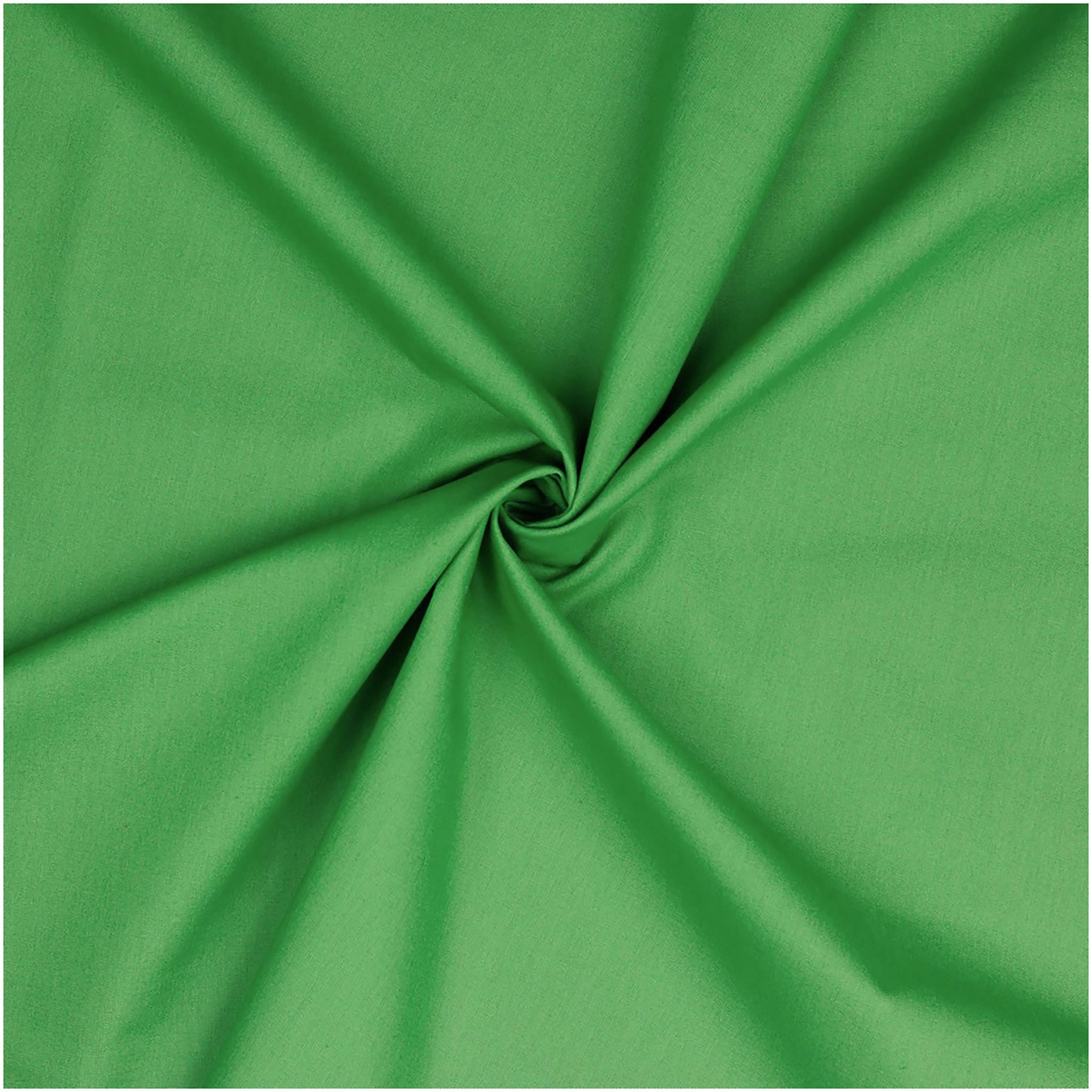 maDDma Stoff Popeline Baumwollstoff Fahnenstoff ab 1m Meterware unifarben 1v2, 011 - hellgrün