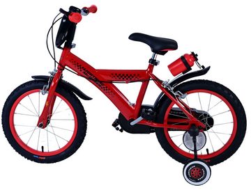 Volare Kinderfahrrad Kinderfahrrad Disney Cars Fahrrad für Jungen 16 Zoll Kinderrad in Rot