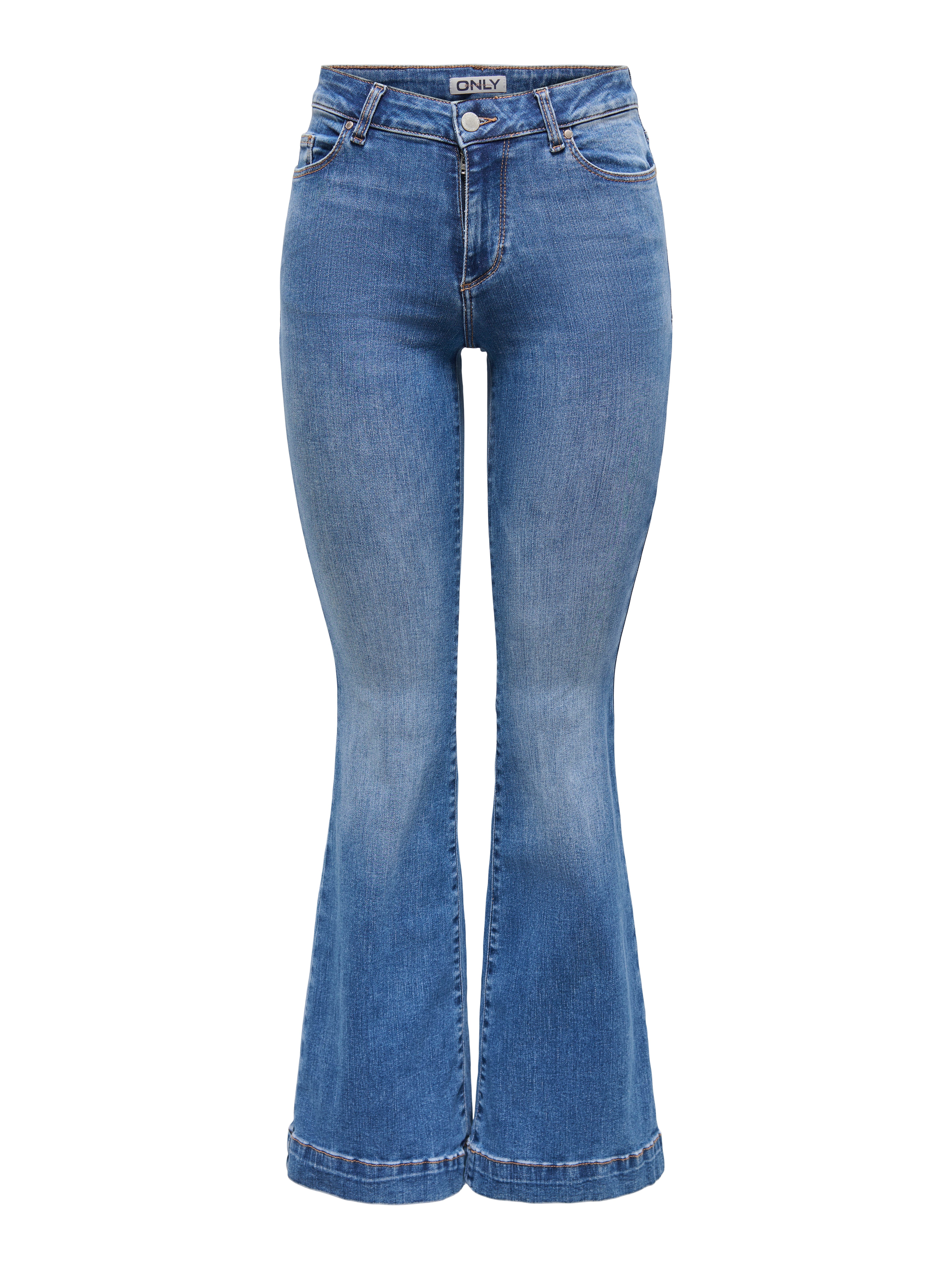 ONLY Bootcut-Jeans ONLBLUSH MID RETROFLARED DNM günstig online kaufen