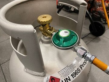 S&E Druckregler, Kartusche auf Gasflasche für Gasgrills- Kocher und weitere Geräte