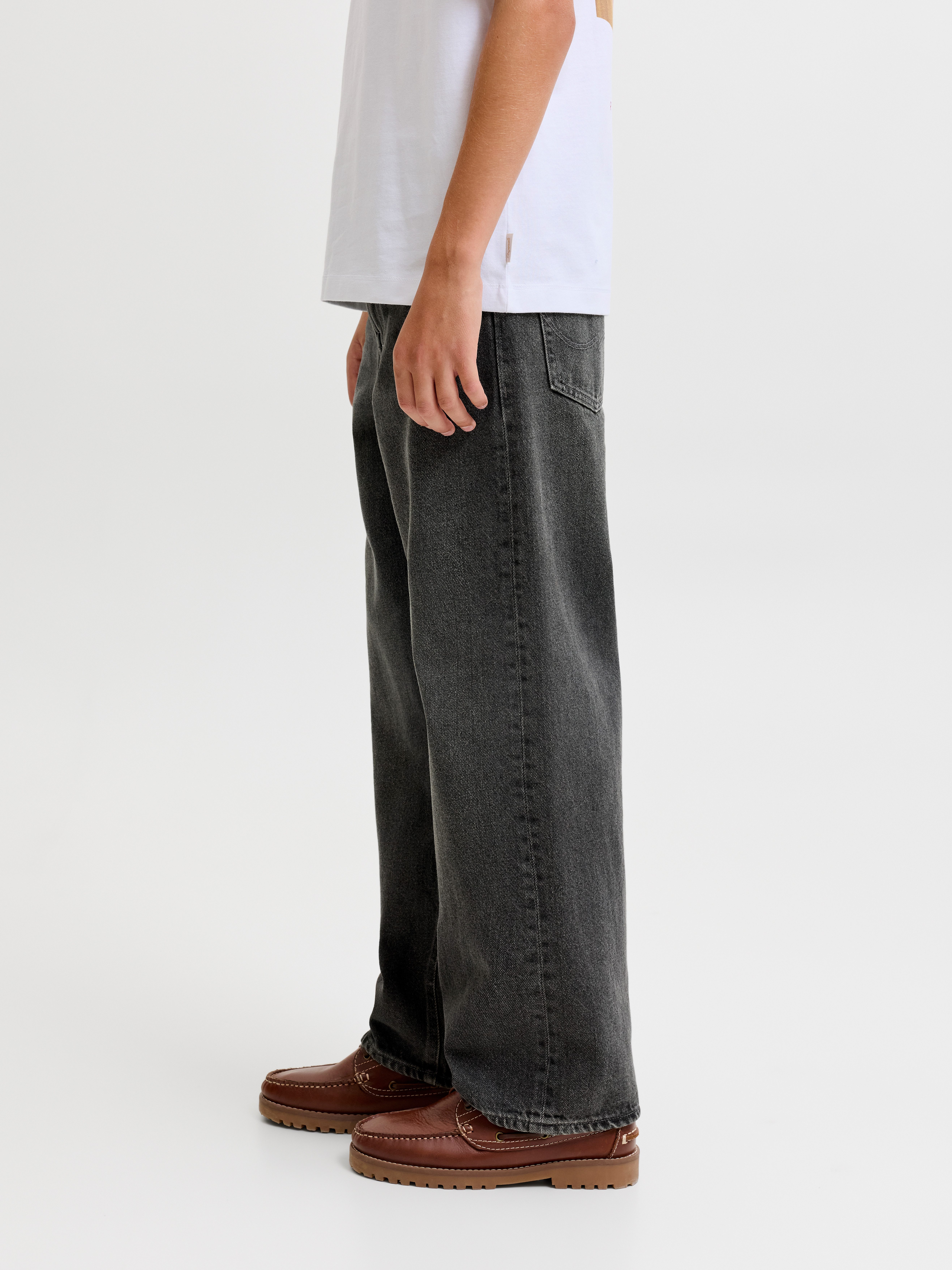 Jack & Jones Junior Relax-fit-Jeans JJIALEX JJORIGINAL AT 282 JNR Baumwolle, relaxed fit