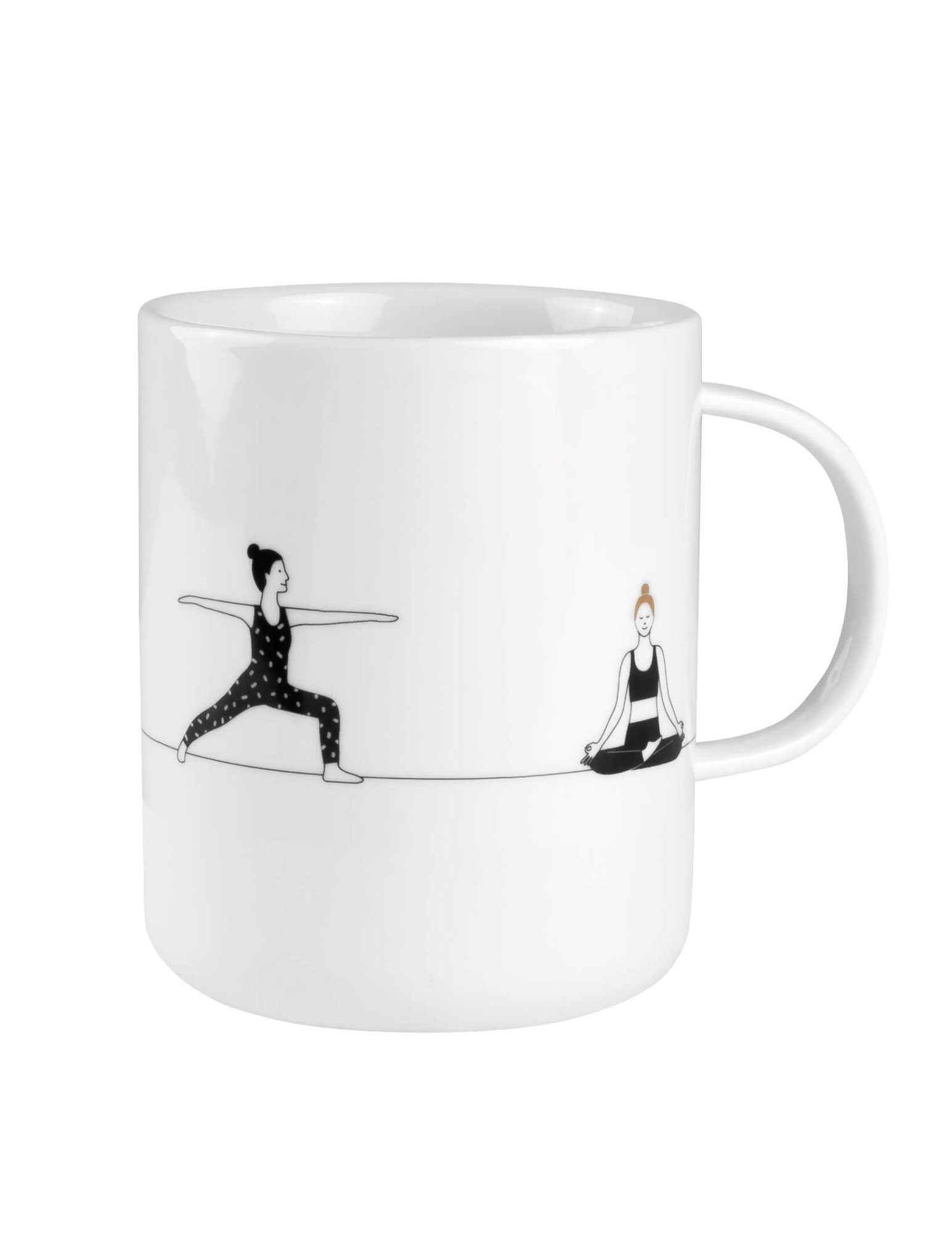 Räder Design Tasse Geschenktasse Yoga