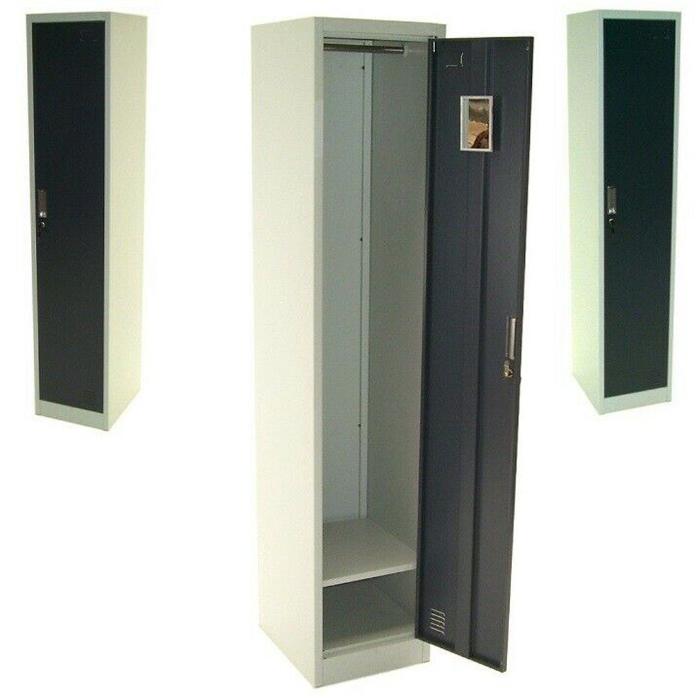 Apex Spind Spind Einzelspind 180x38x45 cm Garderobenschrank Umkleideschrank