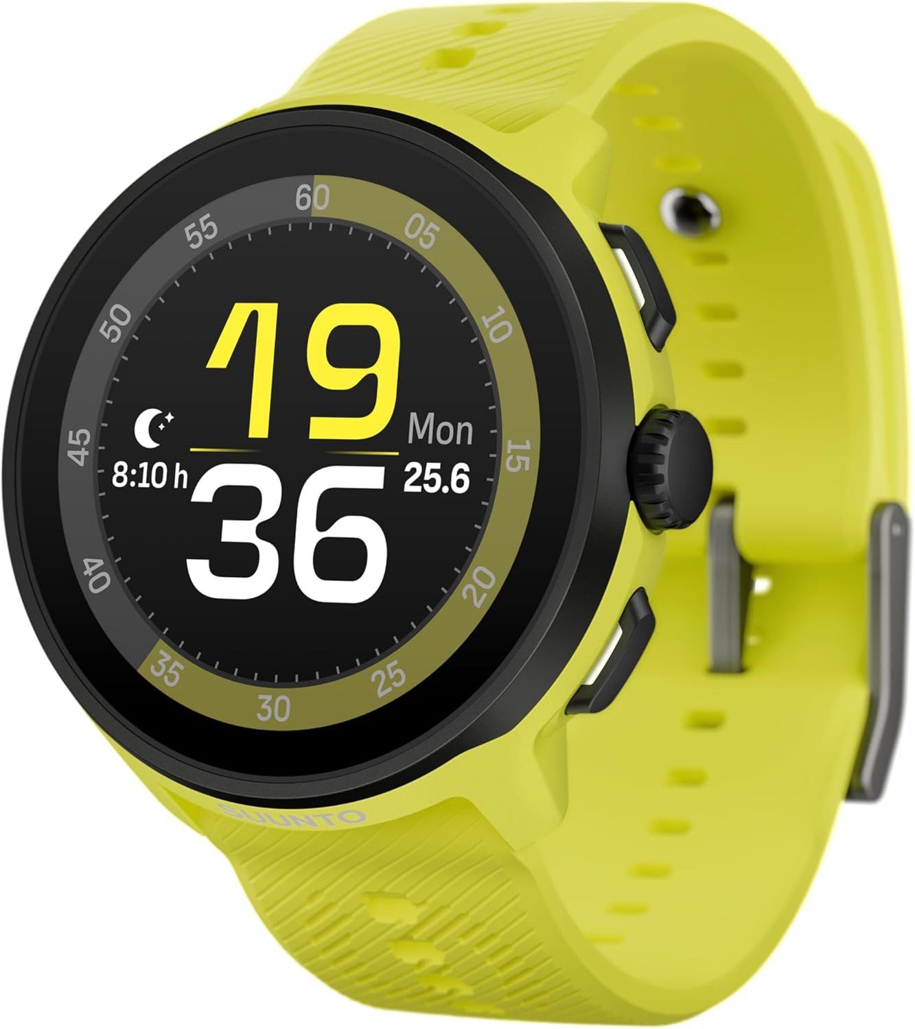 Suunto ‎ SS051274000 Smartwatch (3,3 cm, android ios), Leichte GPS Laufuhr mit AMOLED Display und Laufanalyse-Funktionen