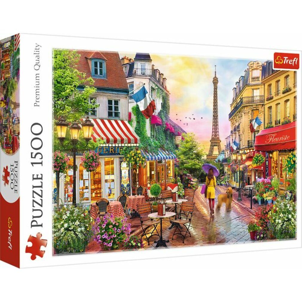 Trefl Puzzle Premium Puzzle 1500 Teile - Petit Paris, Puzzleteile