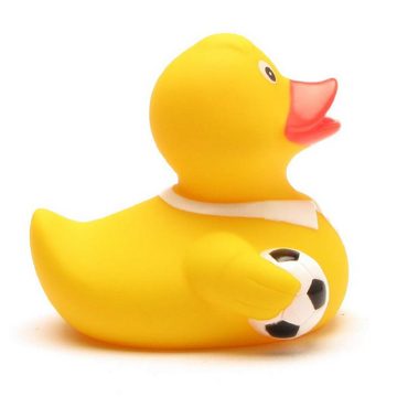 Duckshop Badespielzeug Badeente - Fussballer mit weißem Kragen - Quietscheente