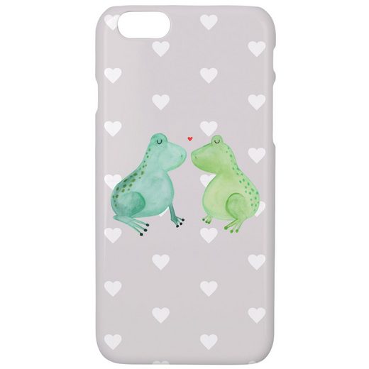 Mr. & Mrs. Panda Handyhülle »Frosch Liebe Grau Pastell Handy