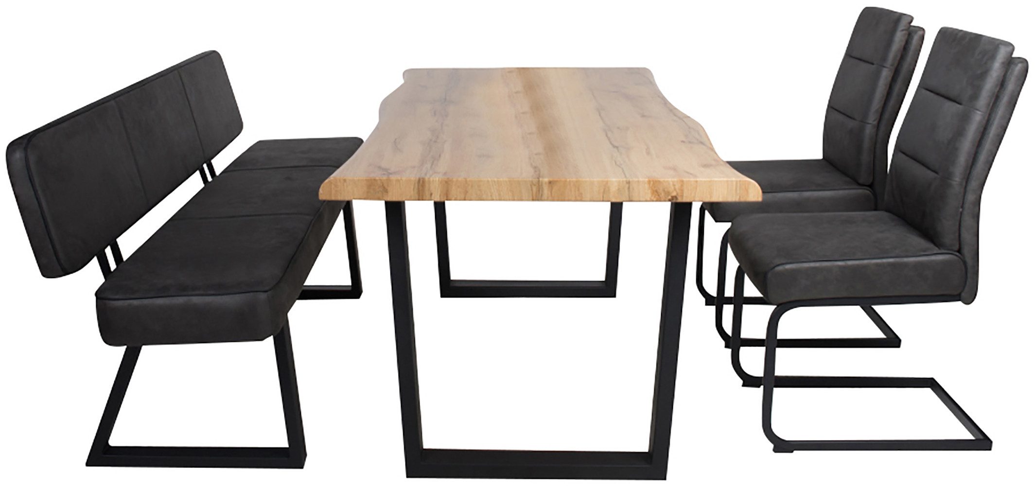 Duo Collection Essgruppe Esszimmergruppe Thea & Tara & Marga Bank, (Set, 4- günstig online kaufen