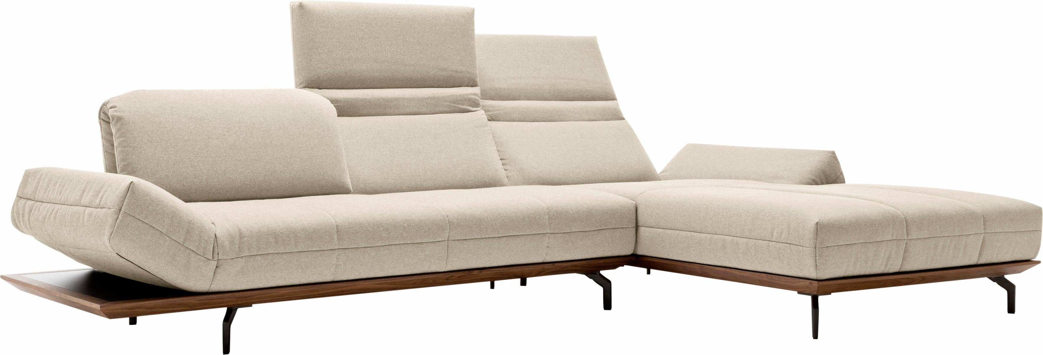 hülsta sofa Ecksofa hs.420, Eiche in cm Nußbaum, Qualitäten, Breite in Holzrahmen oder 293 Natur 2