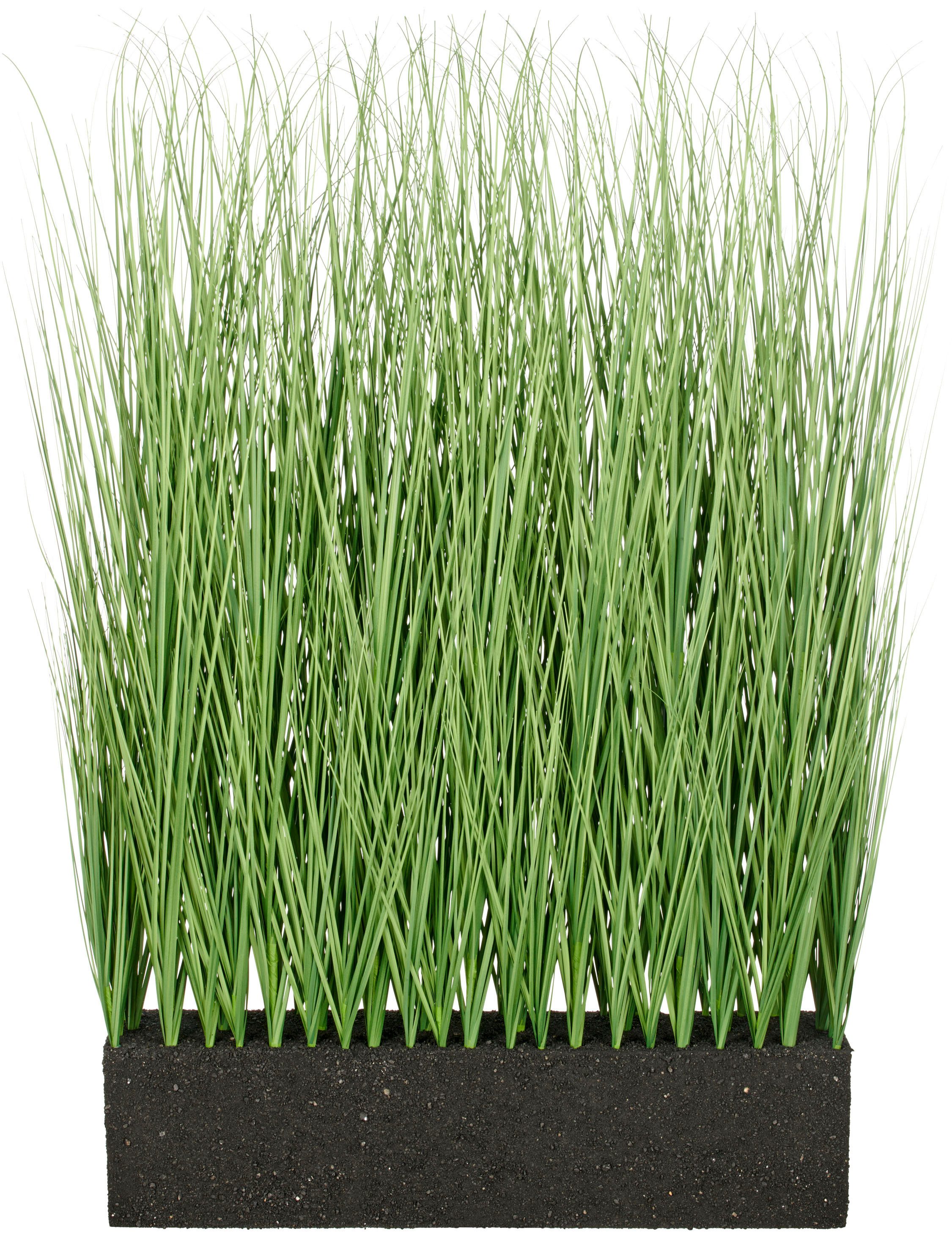 Kunstgras Raumteiler Miscanthusgras, Creativ green, Höhe 115 cm, in UV-beständiger Ausführung
