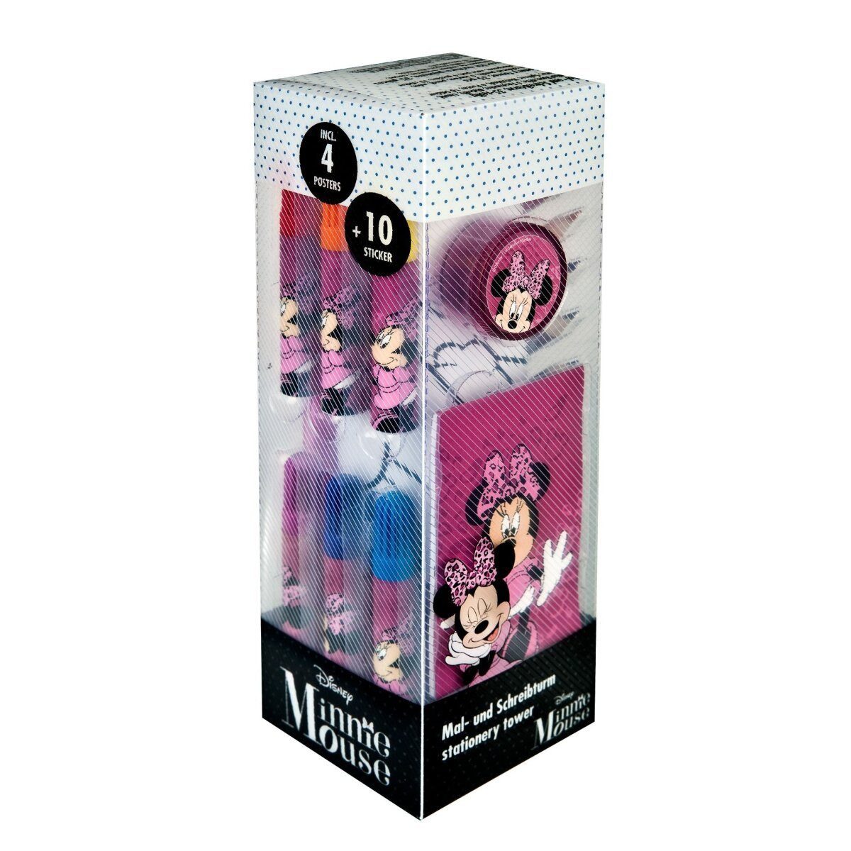 Disney Kreativset Disney Minnie Mouse Schreibwaren-Set Kreativspaß 35 Teile