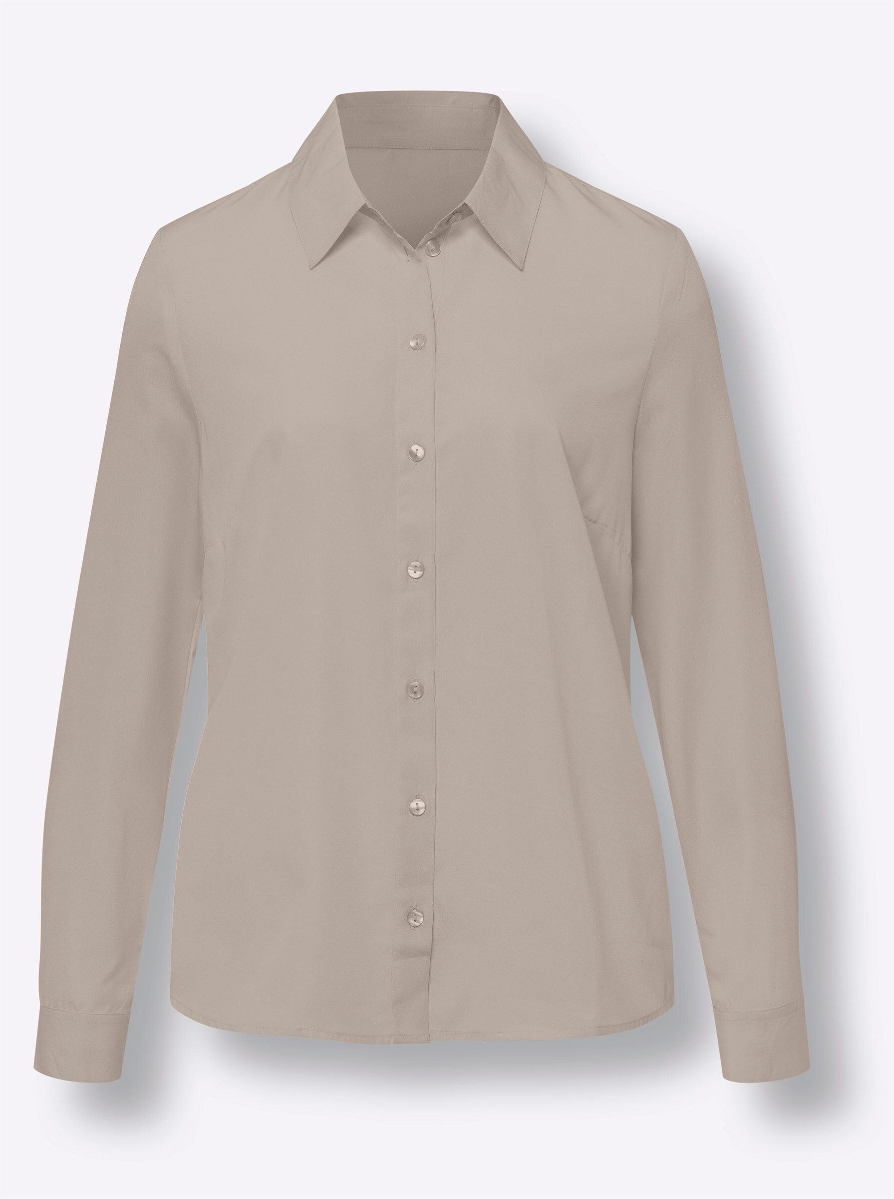 Klassische Bluse Langarm-Bluse