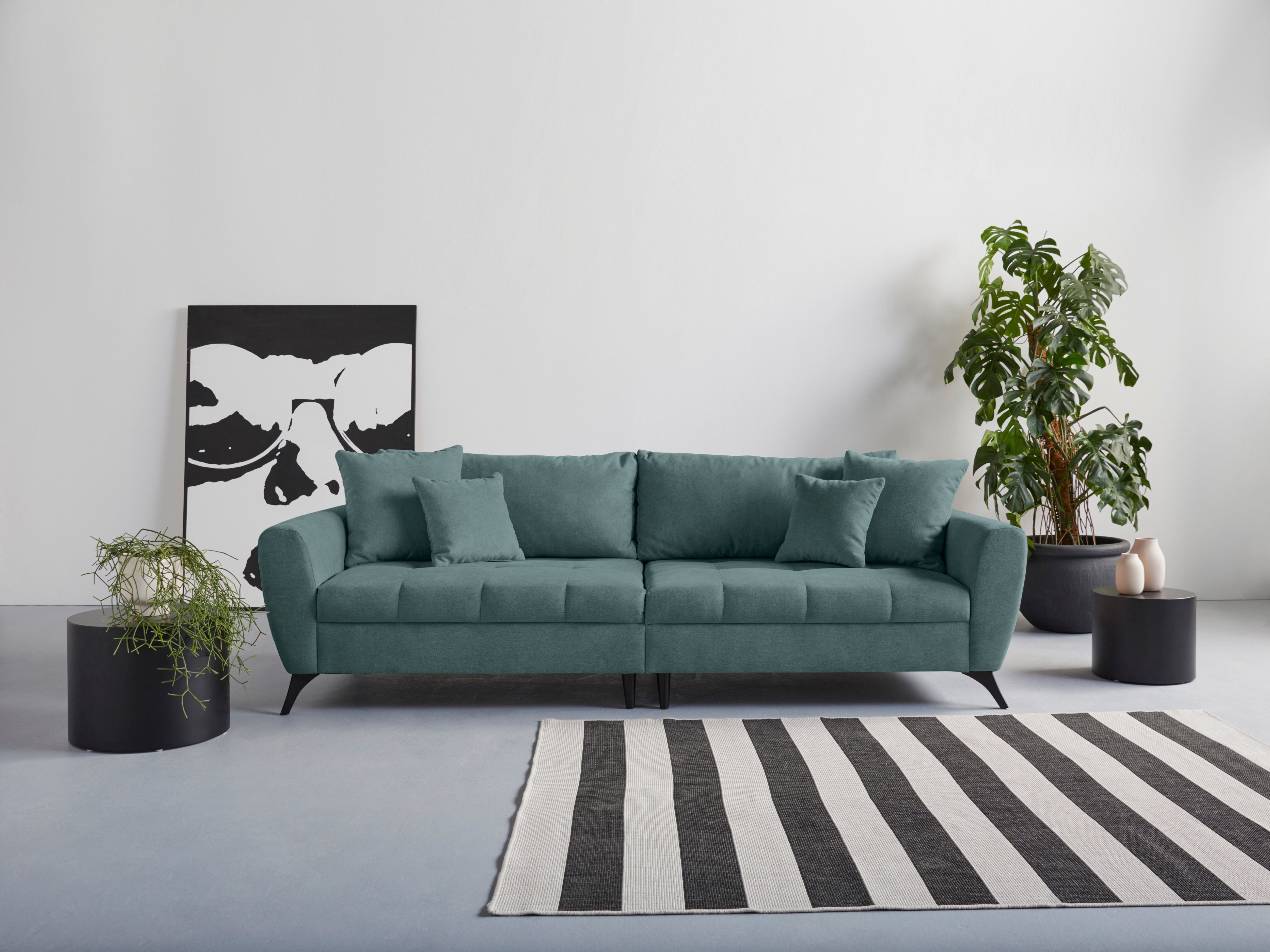 140kg Big-Sofa bis clean-Bezug mit Aqua pro INOSIGN Sitzplatz, auch Lörby, Belastbarkeit