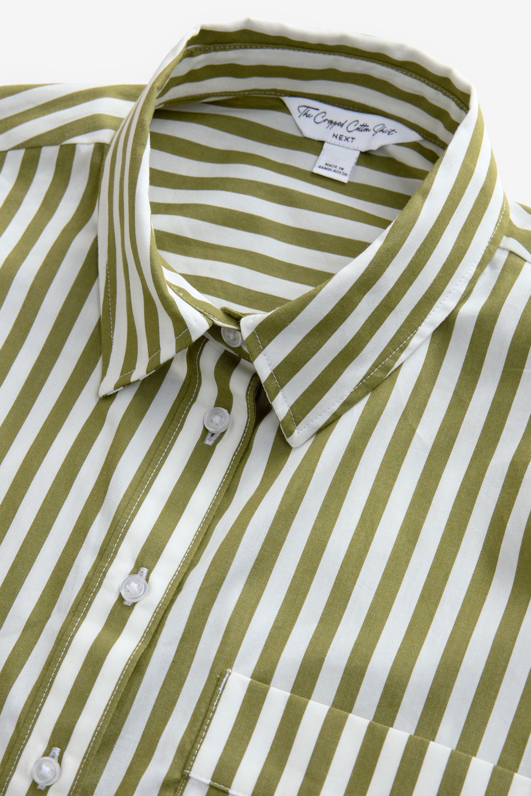 Next Langarmhemd Verkürztes Oversized Fit Langarmshirt günstig online kaufen