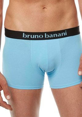 Bruno Banani Boxershorts FLOWING (2er-Pack) mit kontrastfarbenem Bündchen