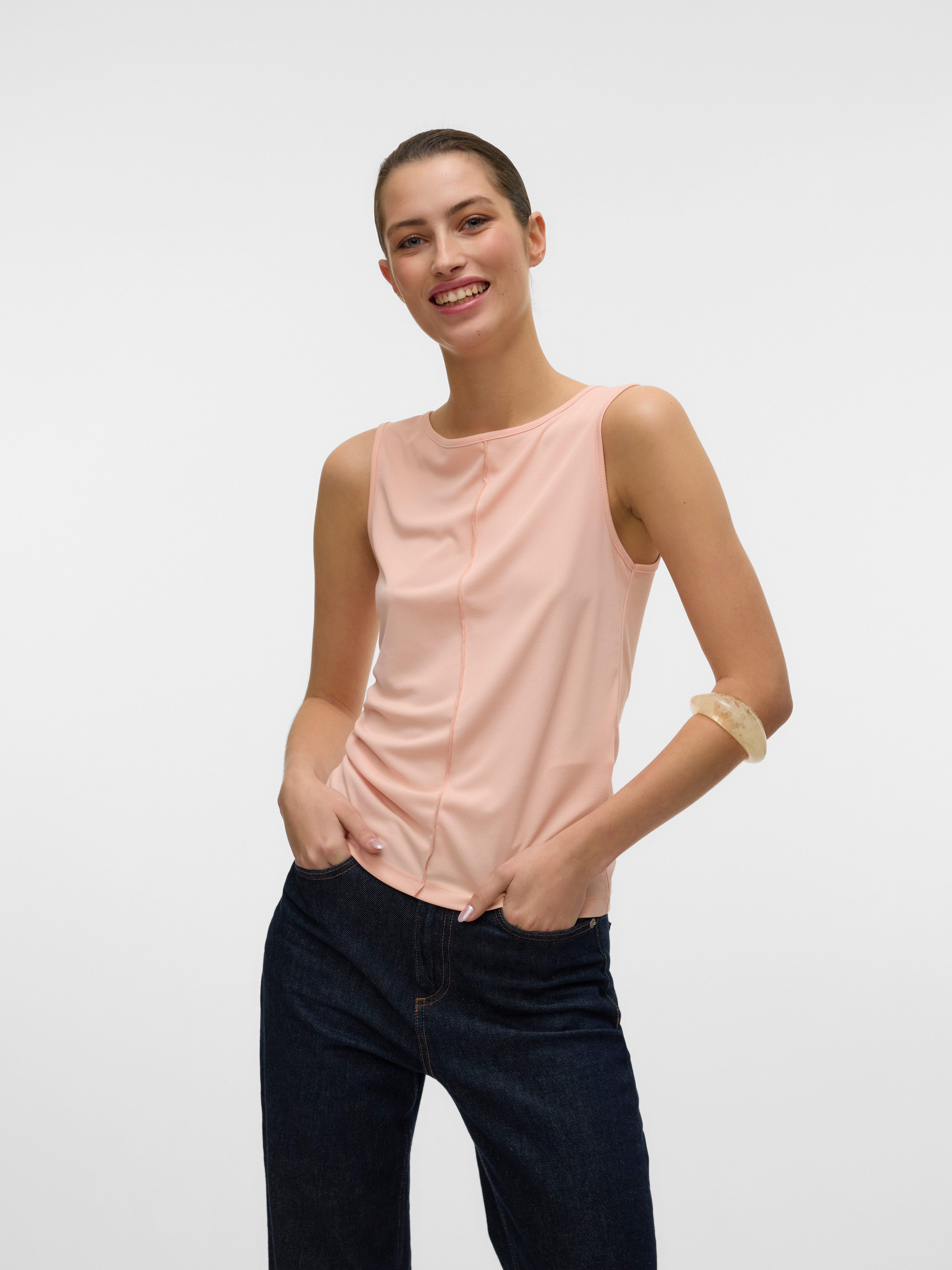 Vero Moda Tanktop VMMAGGIE BOATNECK TANK günstig online kaufen