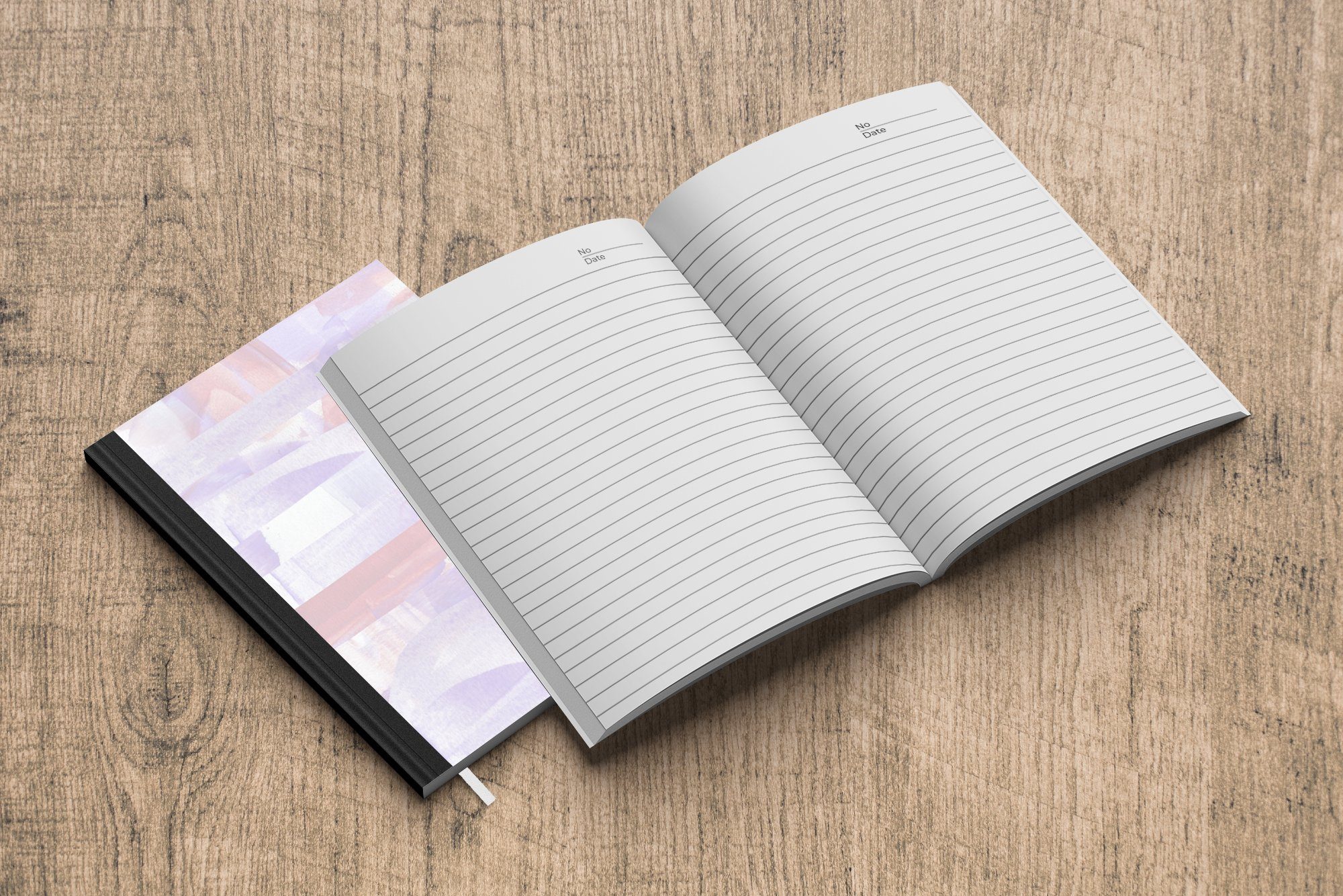 Notizheft, Farbe MuchoWow - Gestaltung, Journal, - Pastell Tagebuch, Seiten, A5, Merkzettel, Haushaltsbuch Notizbuch 98