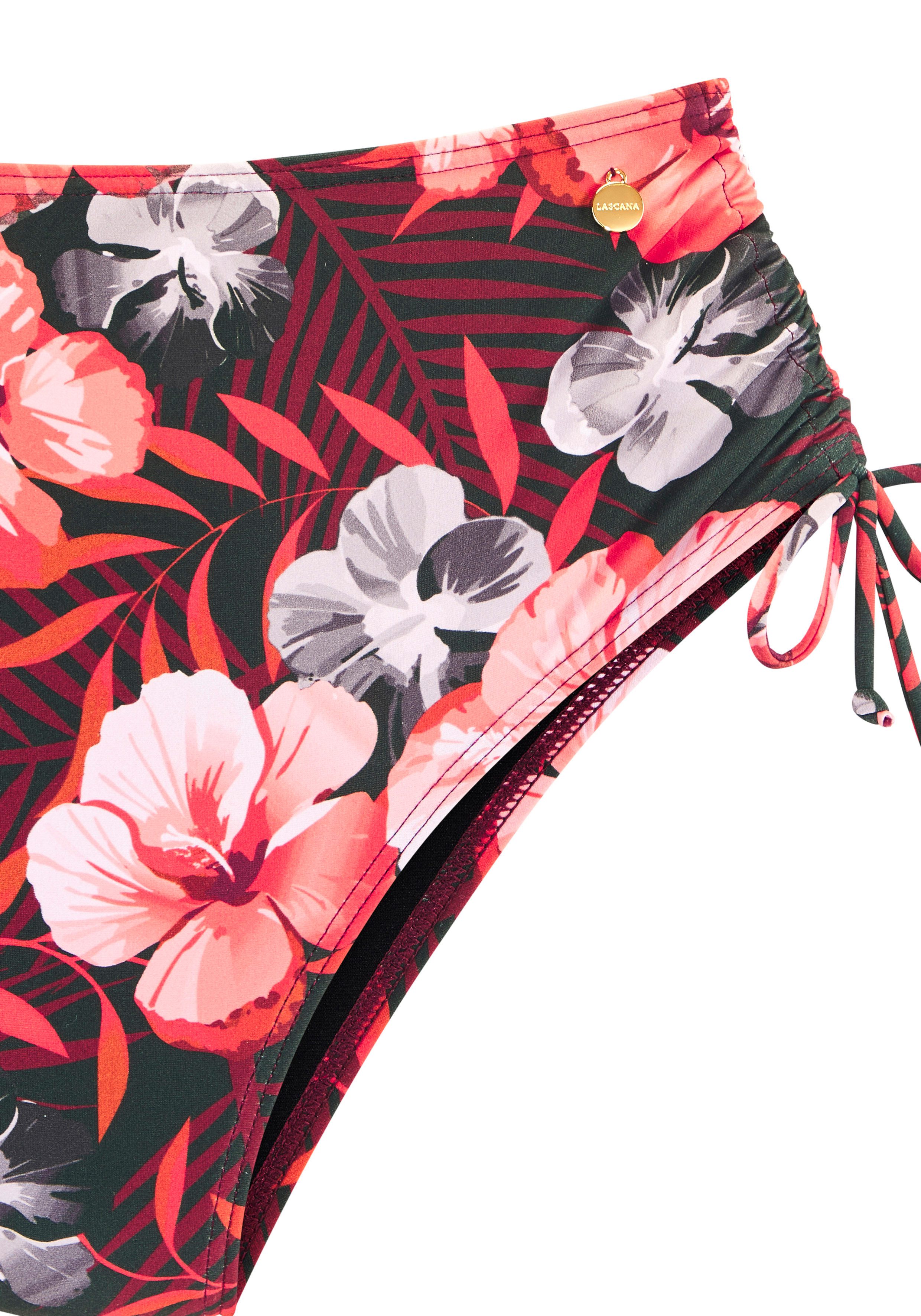 LASCANA Highwaist-Bikini-Hose Loria mit Shaping-Effekt