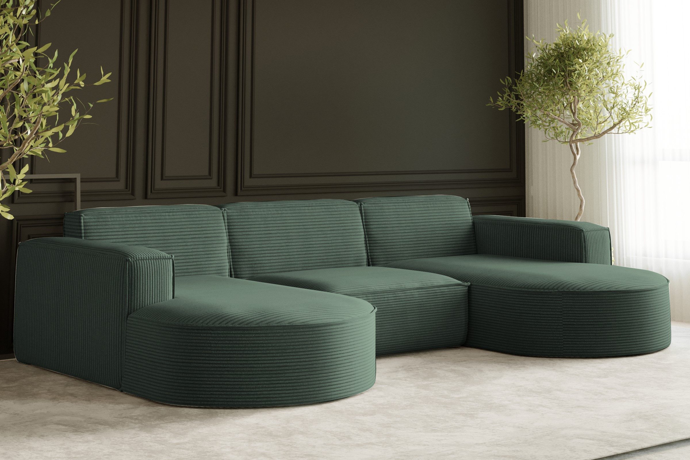 Kaiser Möbel Ecksofa Sofa U form, günstig online kaufen