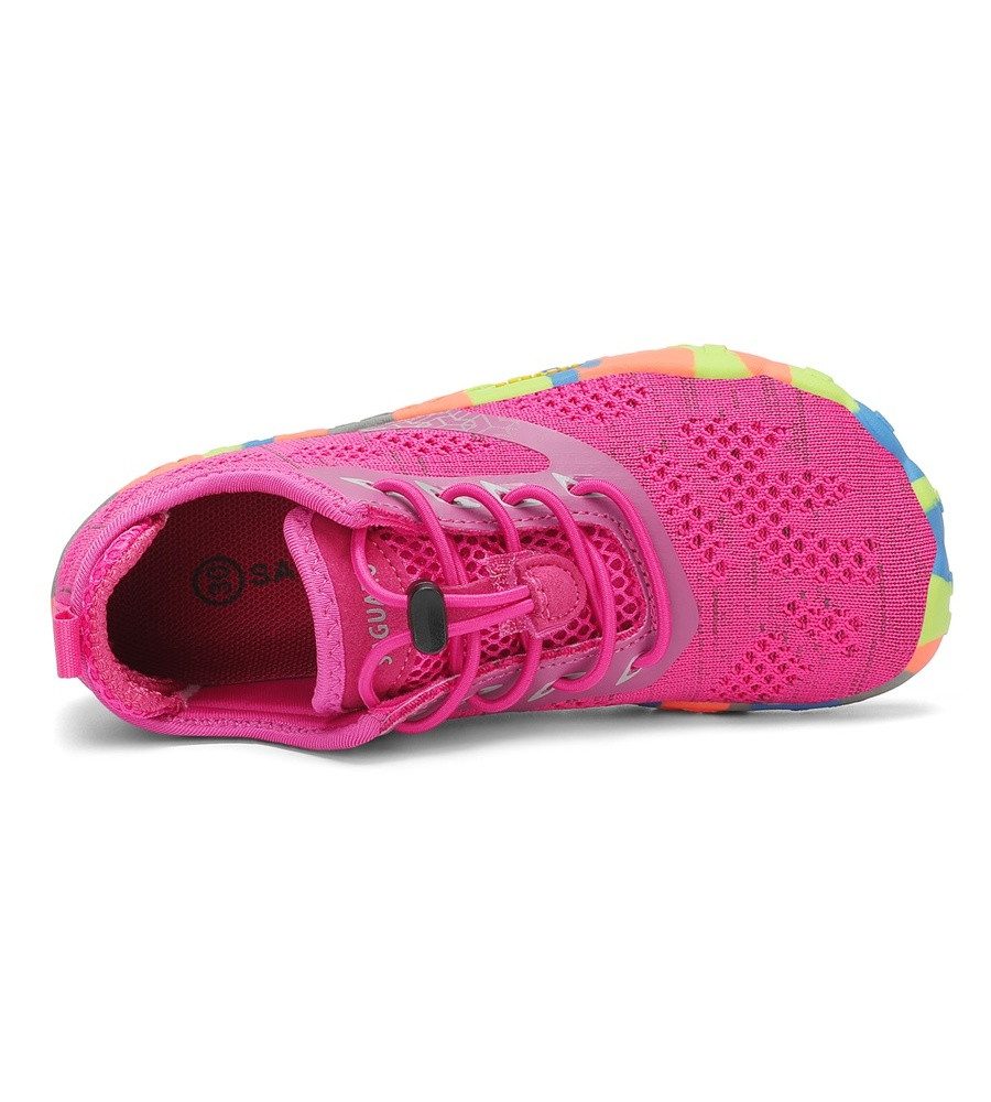 SAGUARO Smart I (flexible Sohle, Zero Drop) pink Mädchen Barfußschuh