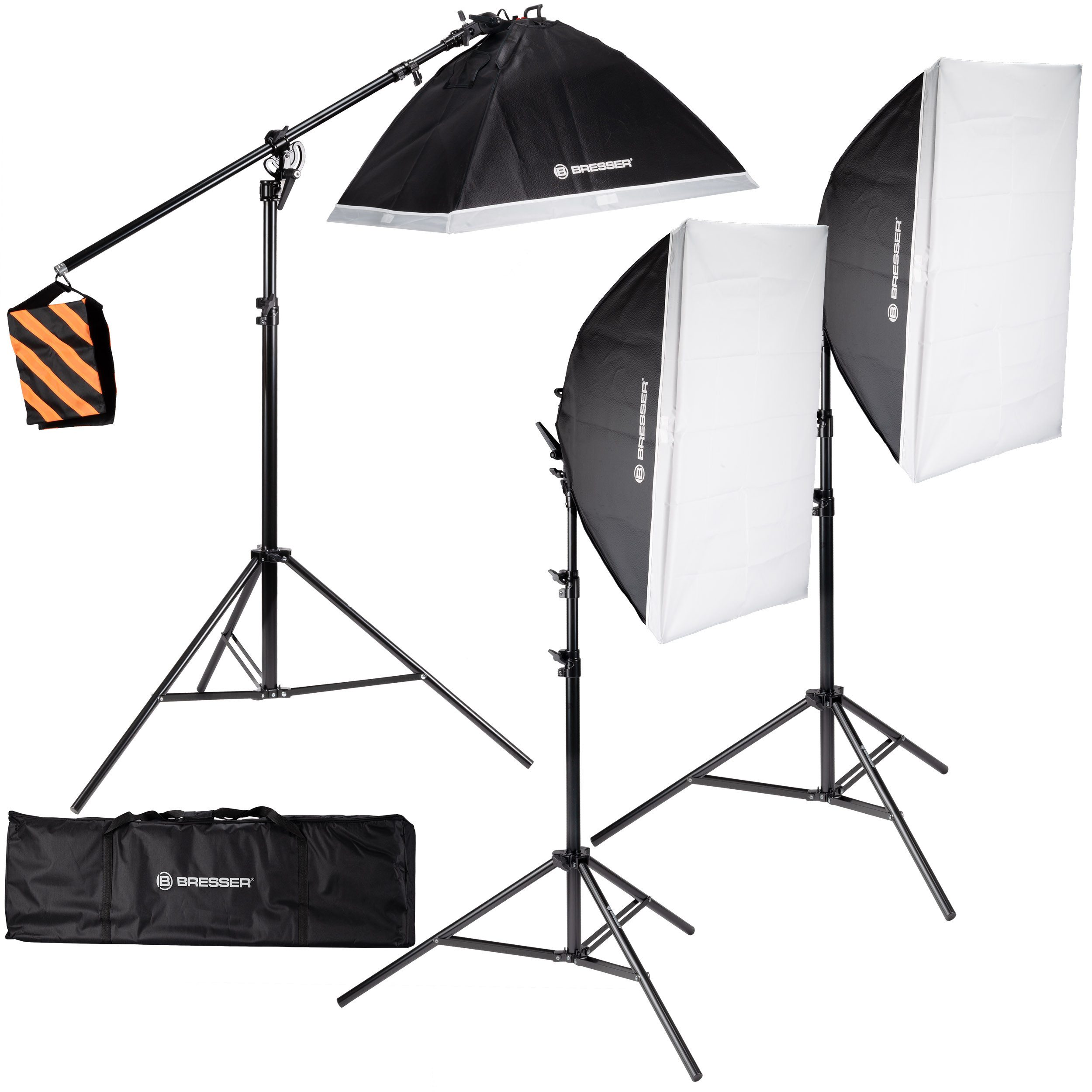 BRESSER Tageslichtlampe BRESSER BR-235B LED-Tageslicht-Set mit Softboxen